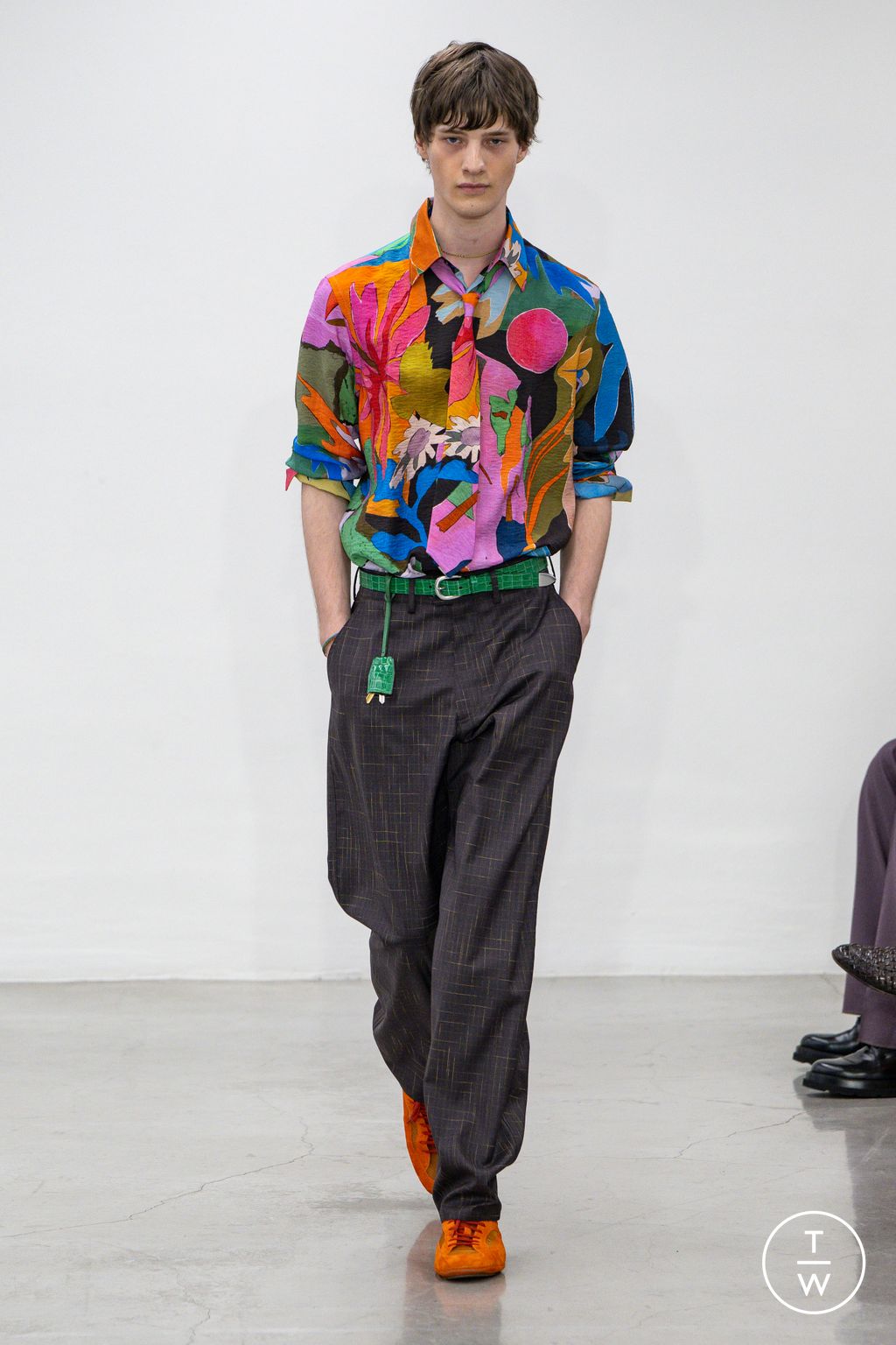 Fashion Week Milan Spring/Summer 2026 look 1 from the Paul Smith collection 男装