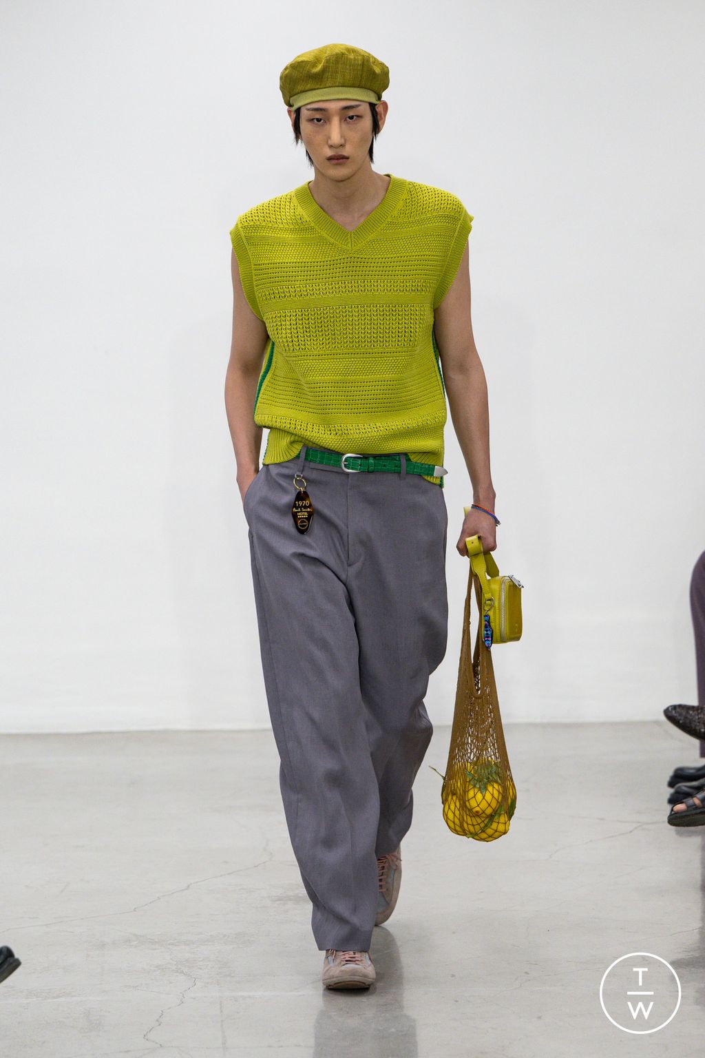 Fashion Week Milan Spring/Summer 2026 look 6 from the Paul Smith collection menswear