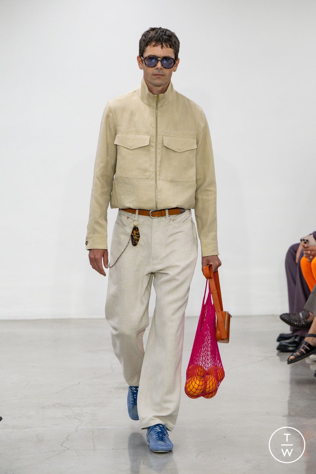 Fashion Week Milan Spring/Summer 2026 look 24 from the Paul Smith collection 男装