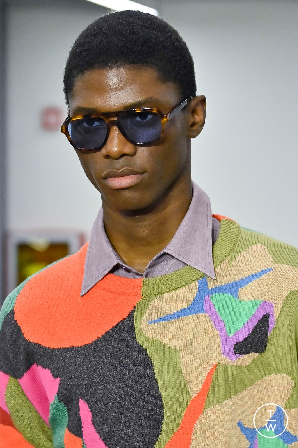 Fashion Week Milan Spring/Summer 2026 look 5 from the Paul Smith collection menswear accessories
