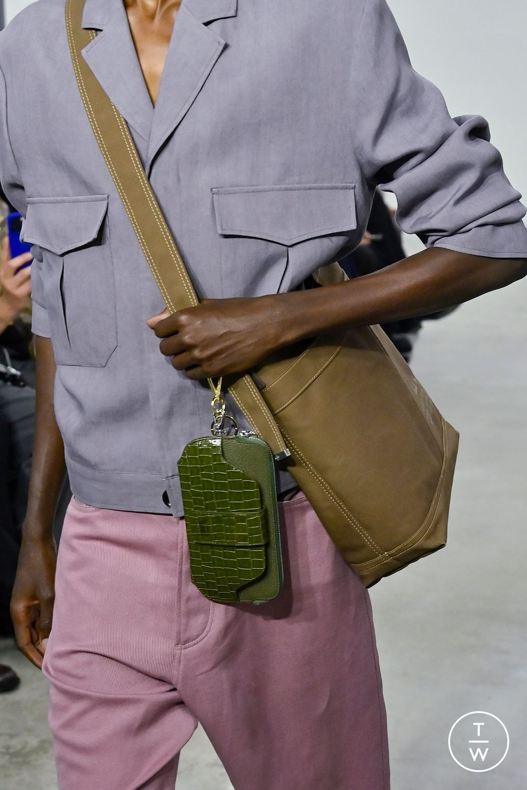 Fashion Week Milan Spring/Summer 2026 look 7 from the Paul Smith collection menswear accessories
