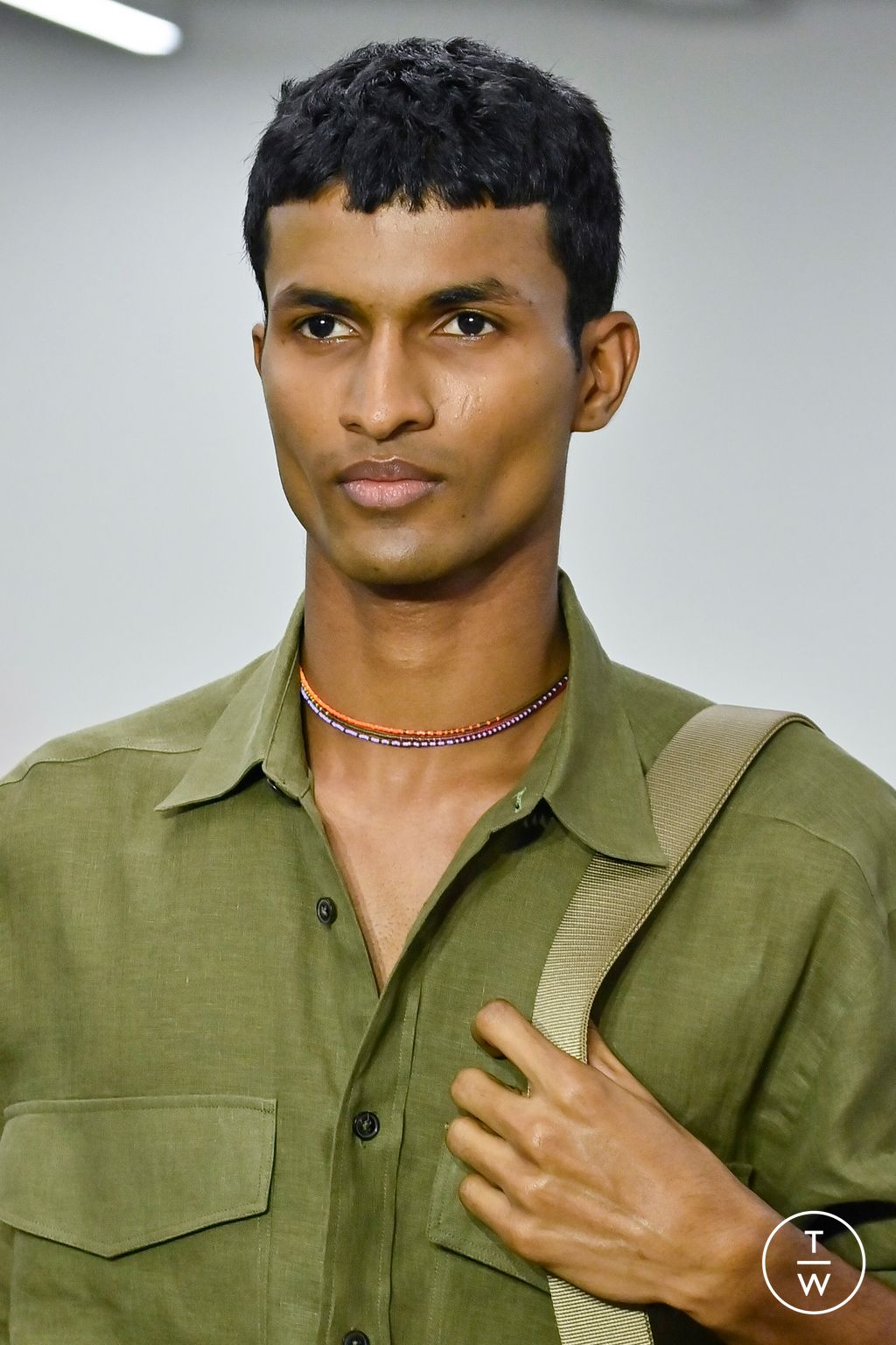 Fashion Week Milan Spring/Summer 2026 look 36 from the Paul Smith collection menswear accessories