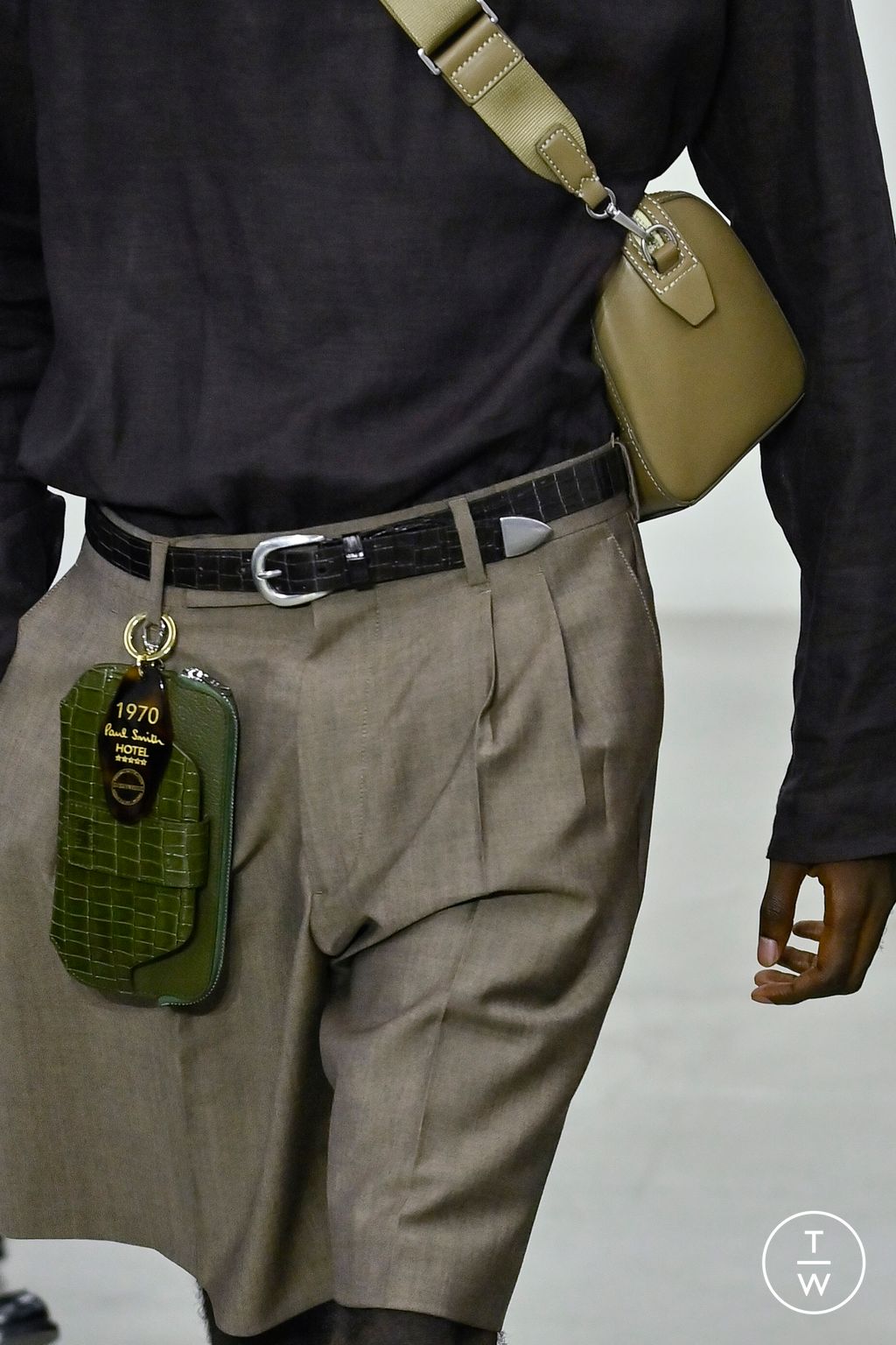 Fashion Week Milan Spring/Summer 2026 look 40 from the Paul Smith collection menswear accessories
