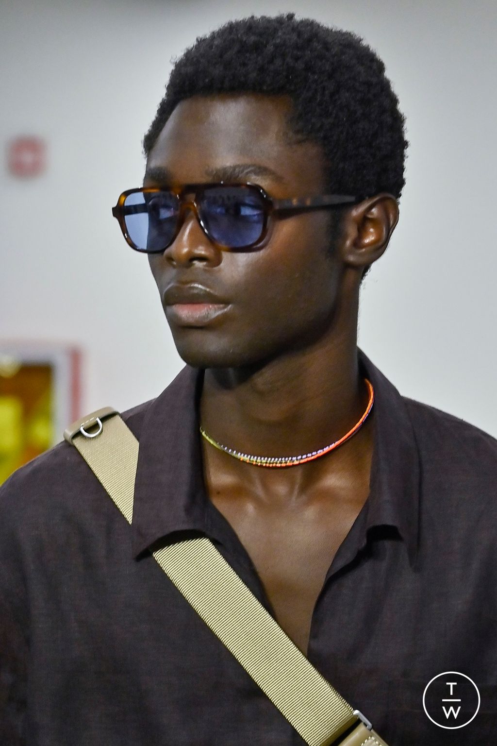 Fashion Week Milan Spring/Summer 2026 look 39 from the Paul Smith collection menswear accessories