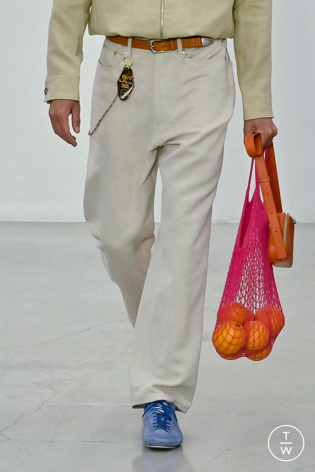 Fashion Week Milan Spring/Summer 2026 look 45 from the Paul Smith collection menswear accessories