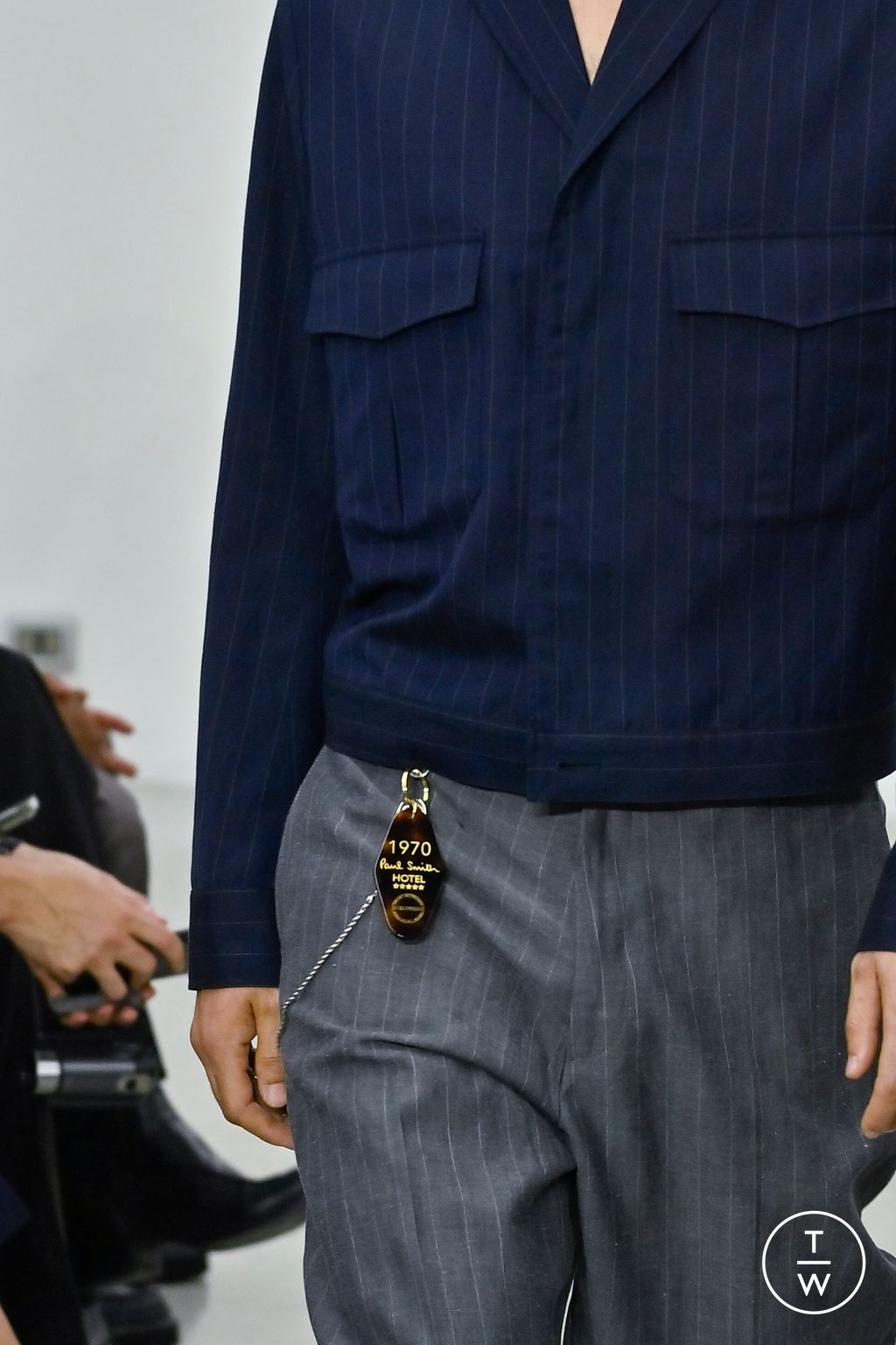 Fashion Week Milan Spring/Summer 2026 look 49 from the Paul Smith collection menswear accessories
