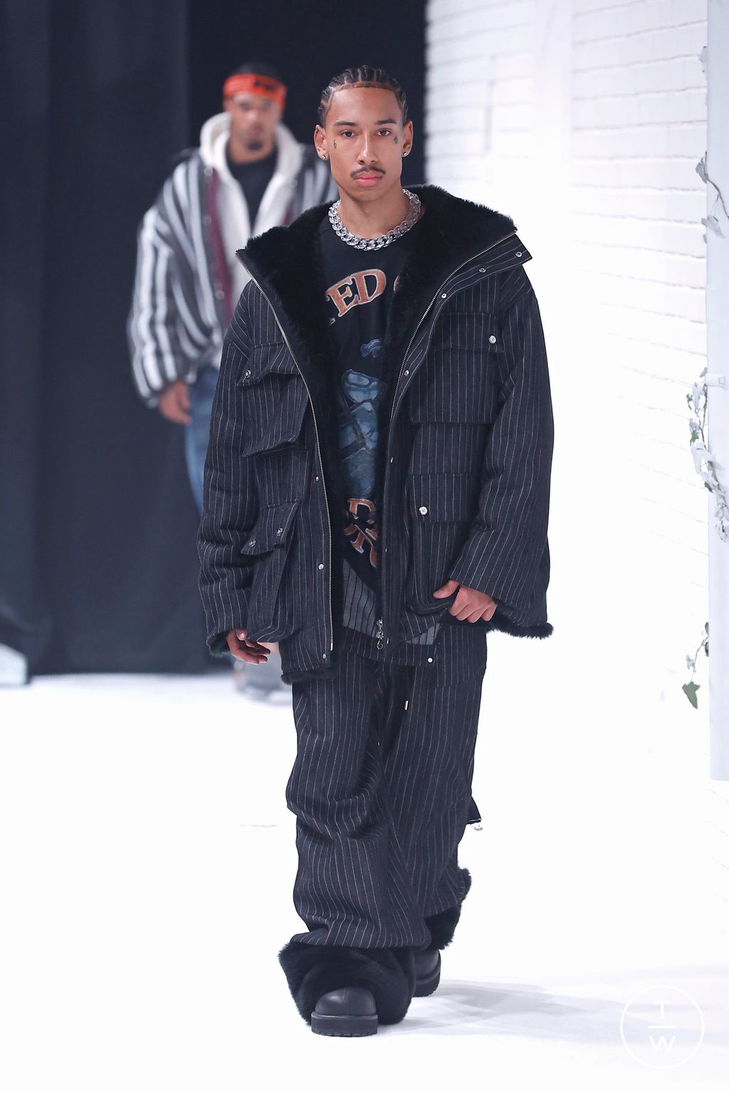 Fashion Week Milan Fall/Winter 2025 look 3 from the PDF collection menswear