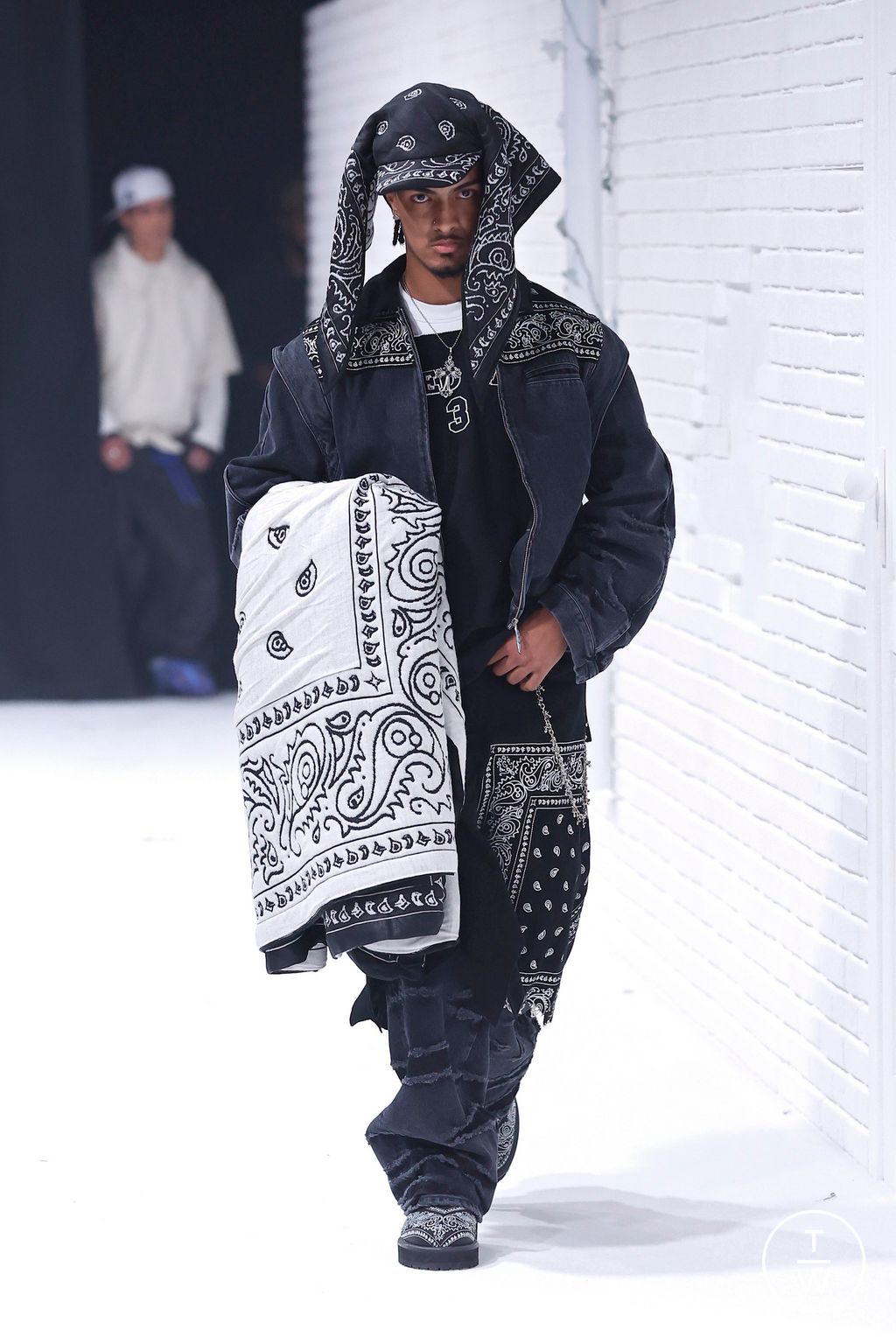 Fashion Week Milan Fall/Winter 2025 look 12 from the PDF collection 男装