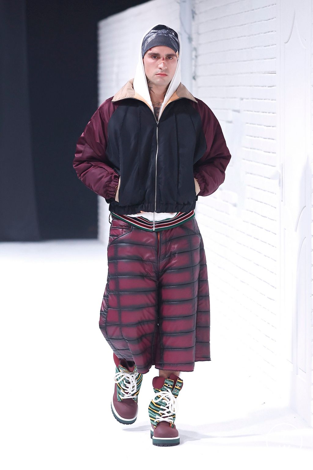 Fashion Week Milan Fall/Winter 2025 look 14 from the PDF collection menswear