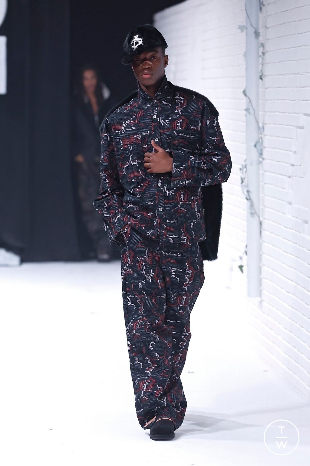 Fashion Week Milan Fall/Winter 2025 look 23 from the PDF collection menswear