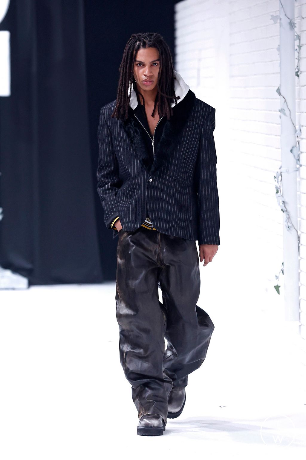 Fashion Week Milan Fall/Winter 2025 look 24 from the PDF collection menswear