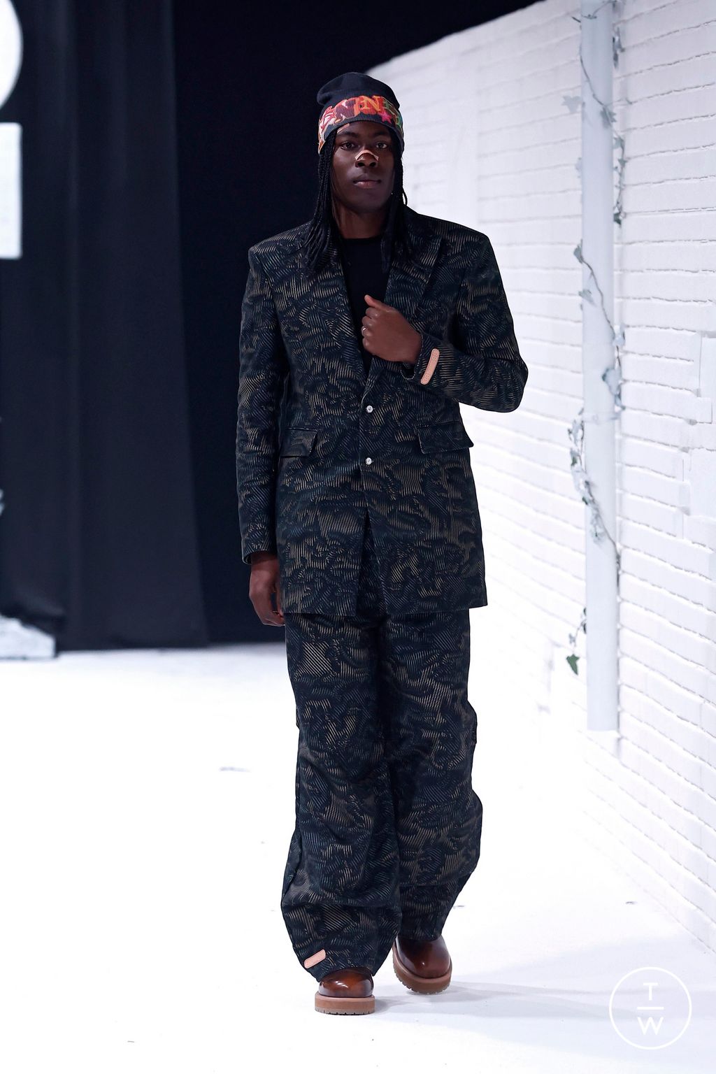 Fashion Week Milan Fall/Winter 2025 look 25 from the PDF collection menswear