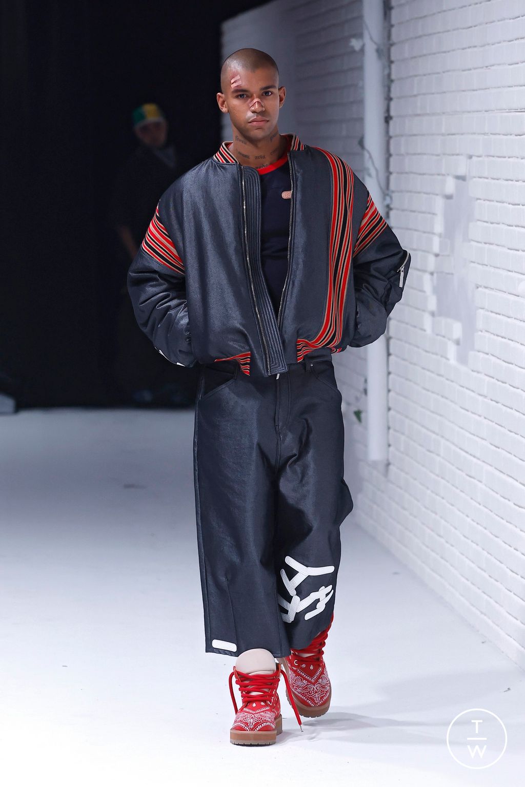 Fashion Week Milan Fall/Winter 2025 look 26 from the PDF collection menswear