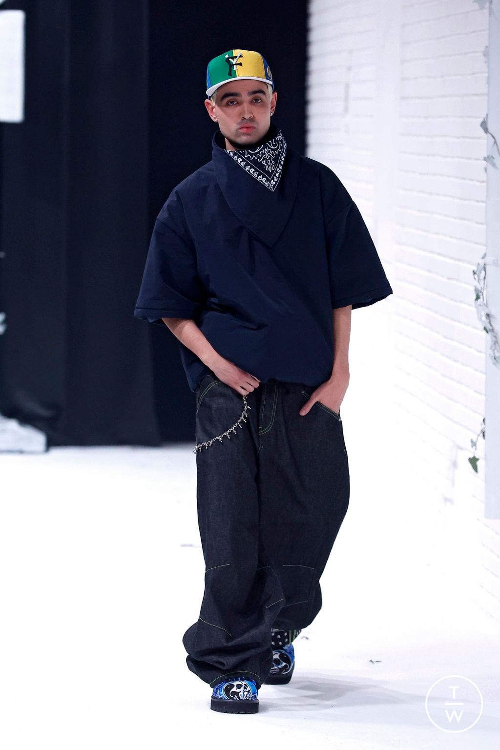 Fashion Week Milan Fall/Winter 2025 look 27 from the PDF collection menswear