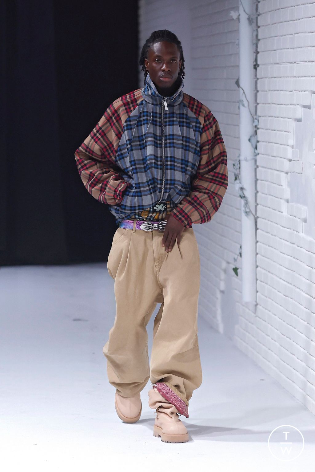 Fashion Week Milan Fall/Winter 2025 look 30 from the PDF collection menswear