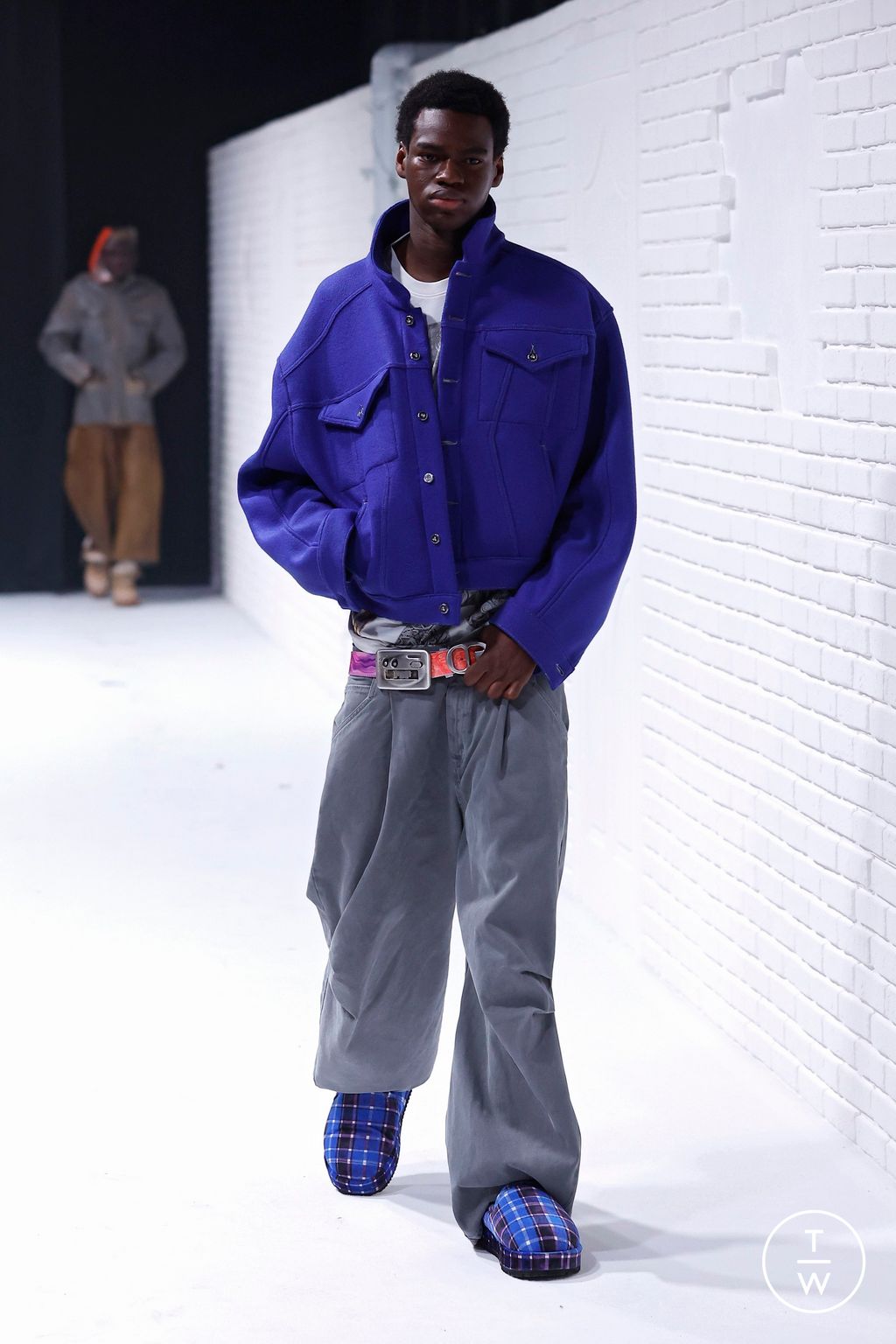 Fashion Week Milan Fall/Winter 2025 look 31 de la collection PDF menswear