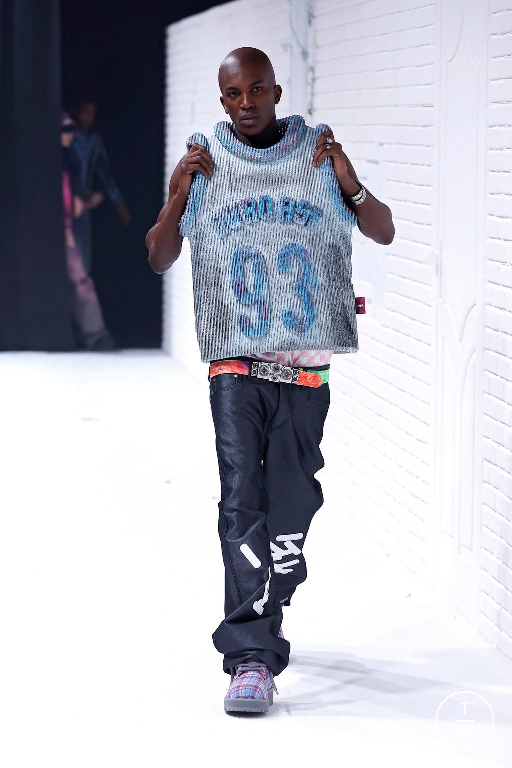 Fashion Week Milan Fall/Winter 2025 look 34 from the PDF collection menswear