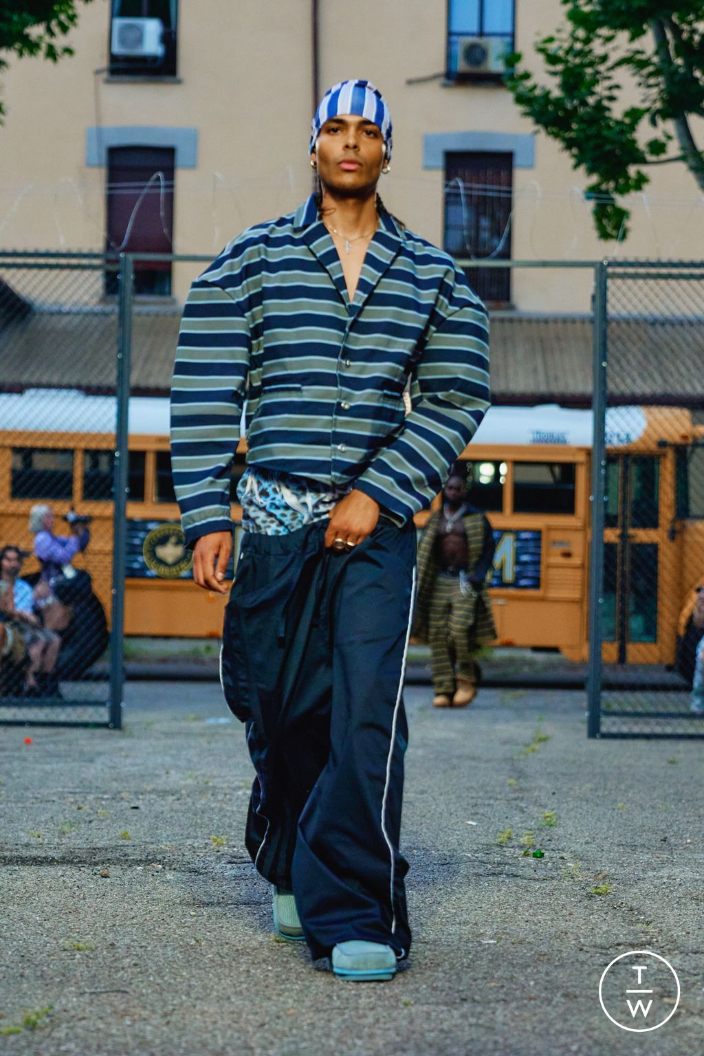 Fashion Week Milan Spring/Summer 2026 look 12 from the PDF collection menswear