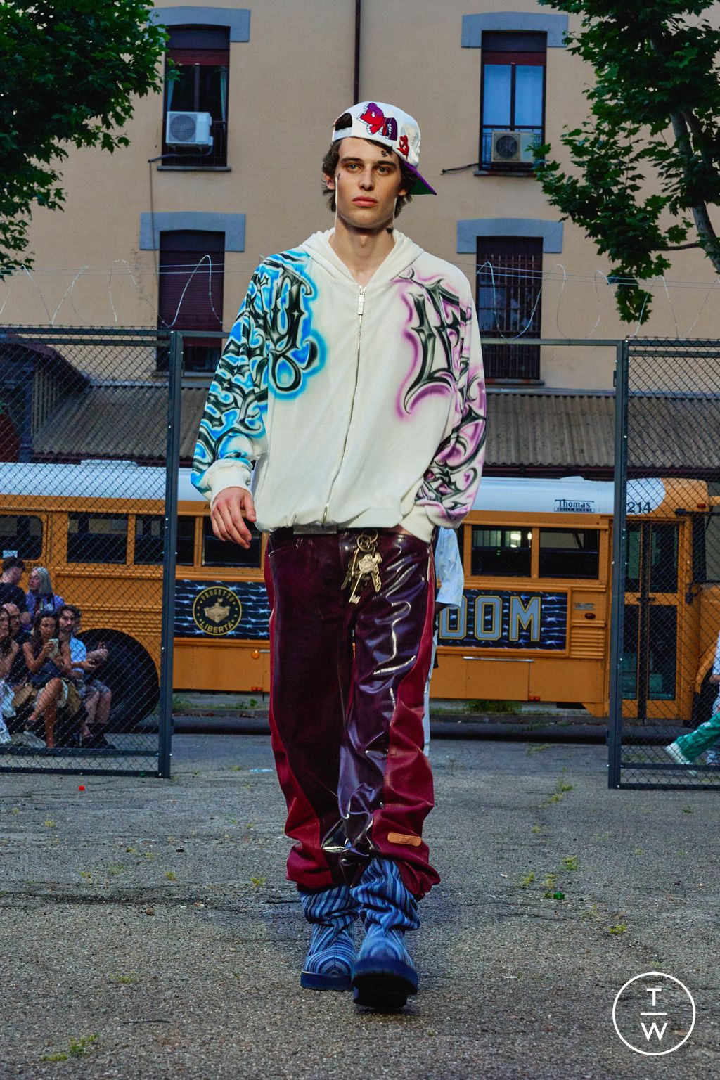 Fashion Week Milan Spring/Summer 2026 look 17 from the PDF collection menswear