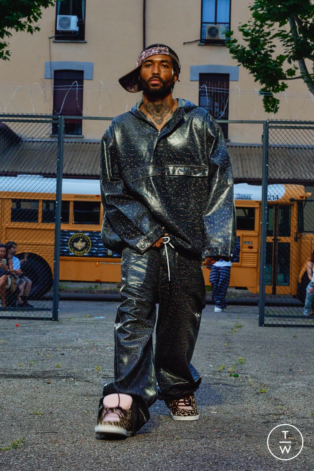 Fashion Week Milan Spring/Summer 2026 look 19 from the PDF collection menswear