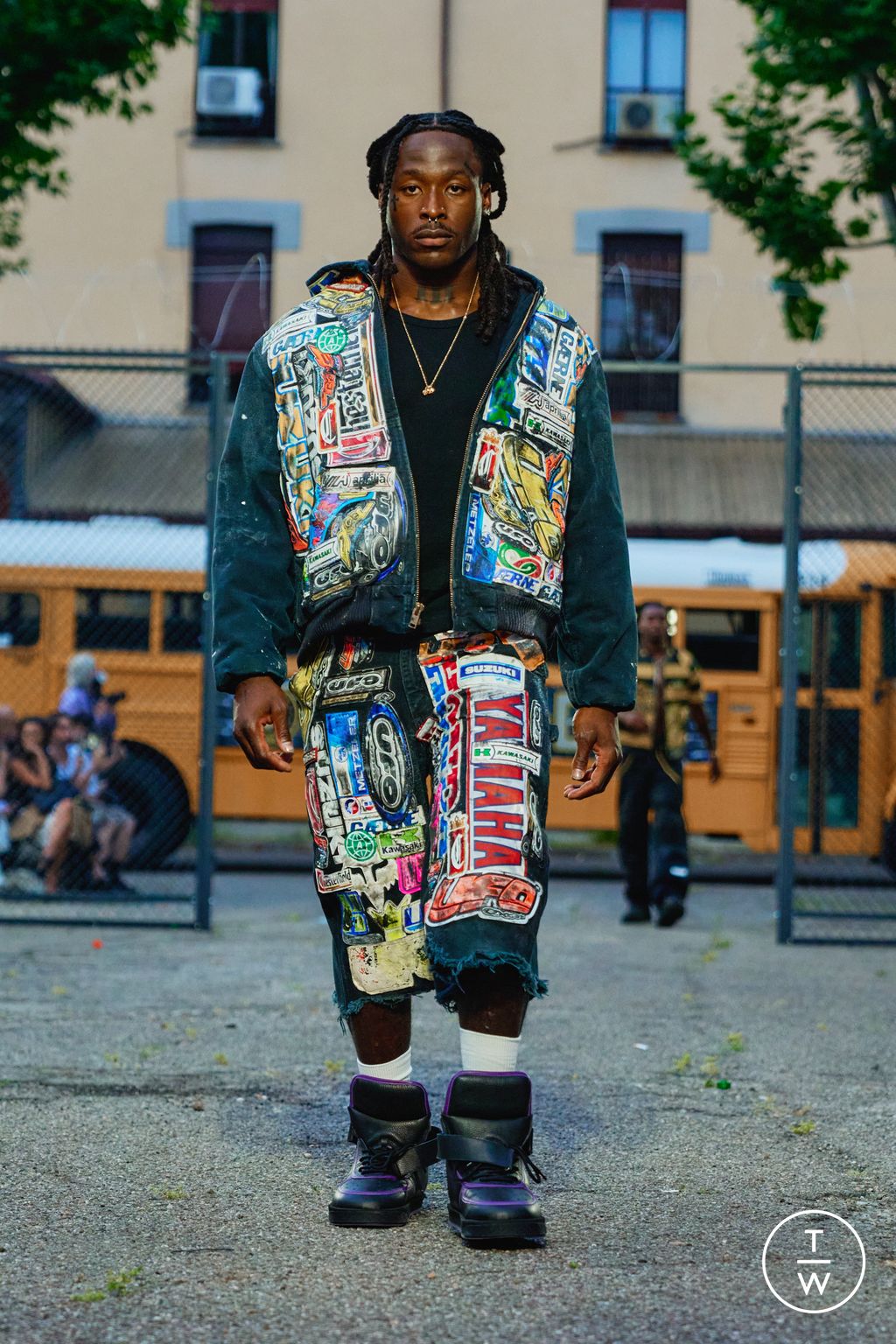 Fashion Week Milan Spring/Summer 2026 look 2 from the PDF collection menswear