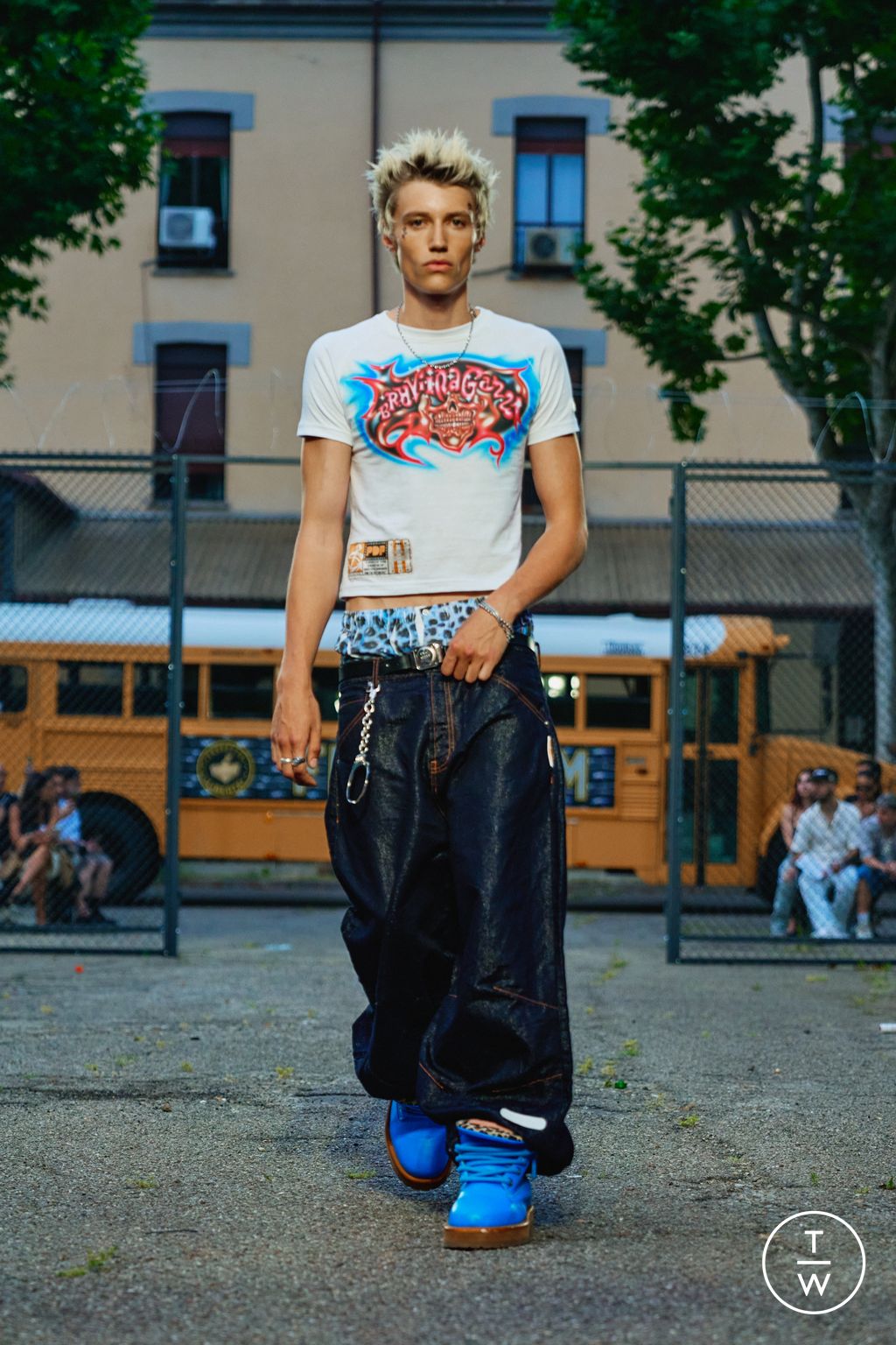 Fashion Week Milan Spring/Summer 2026 look 22 from the PDF collection menswear