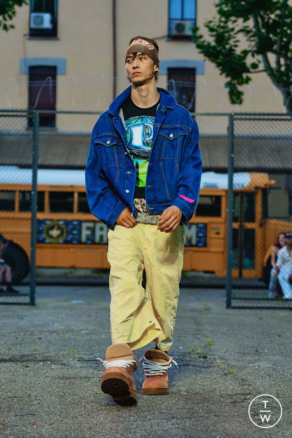 Fashion Week Milan Spring/Summer 2026 look 25 from the PDF collection menswear