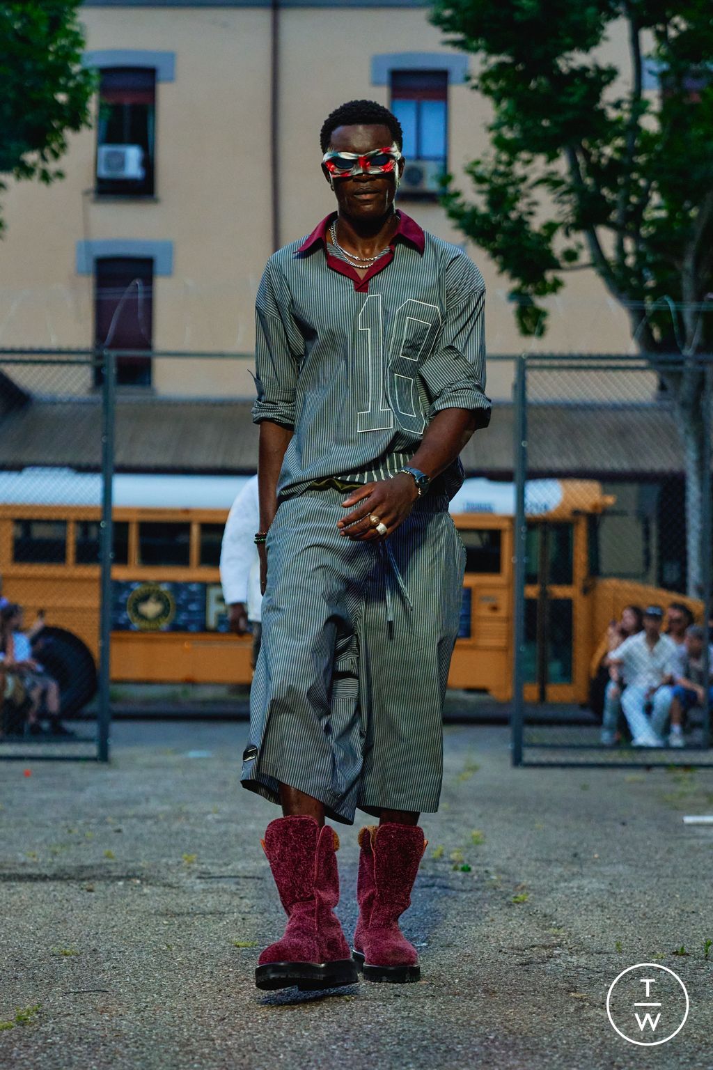 Fashion Week Milan Spring/Summer 2026 look 29 from the PDF collection menswear