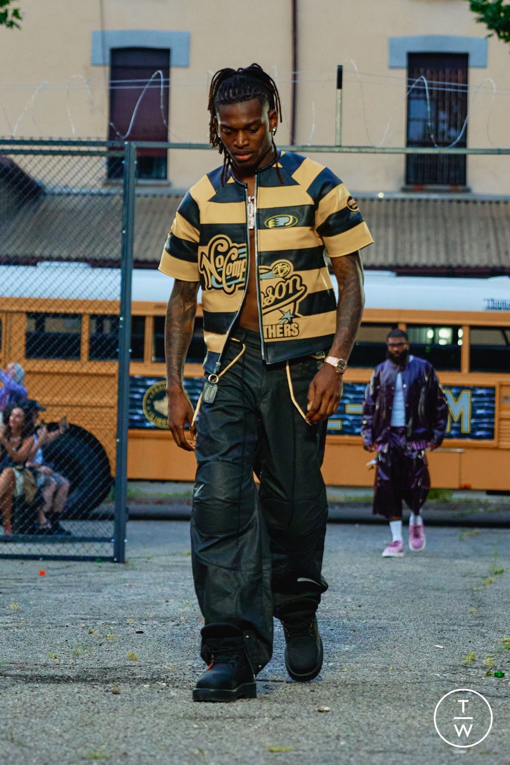 Fashion Week Milan Spring/Summer 2026 look 3 from the PDF collection menswear