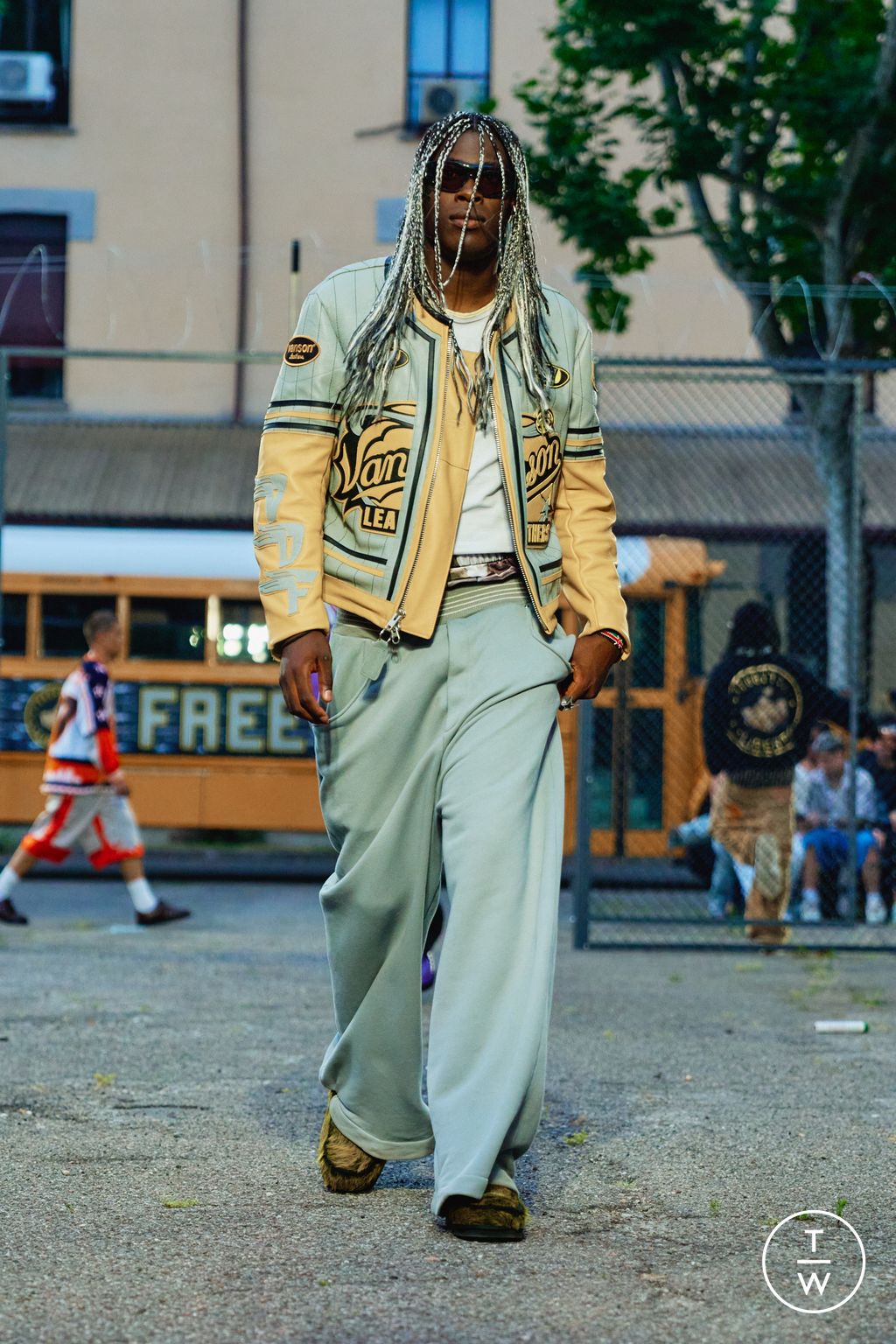 Fashion Week Milan Spring/Summer 2026 look 39 from the PDF collection menswear