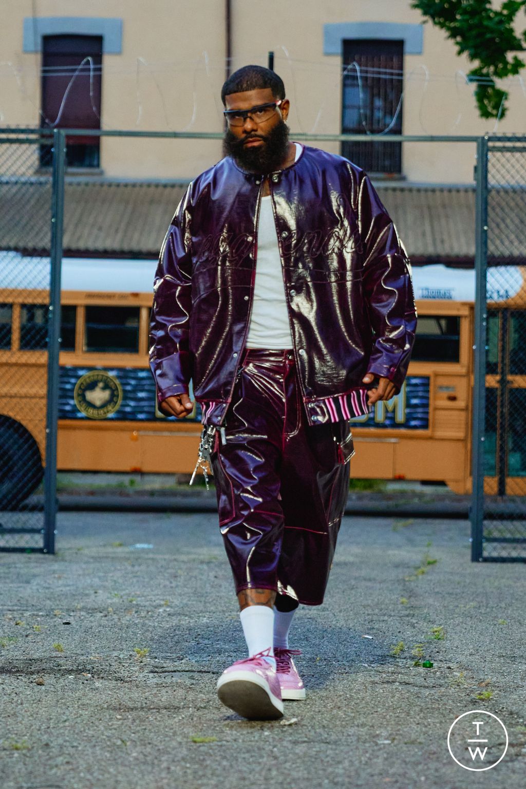 Fashion Week Milan Spring/Summer 2026 look 4 from the PDF collection menswear