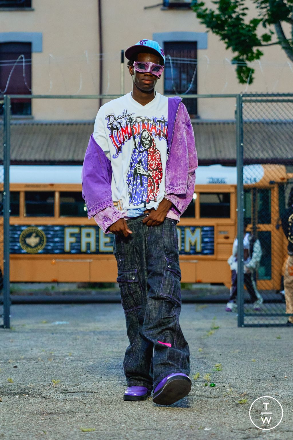 Fashion Week Milan Spring/Summer 2026 look 40 from the PDF collection menswear