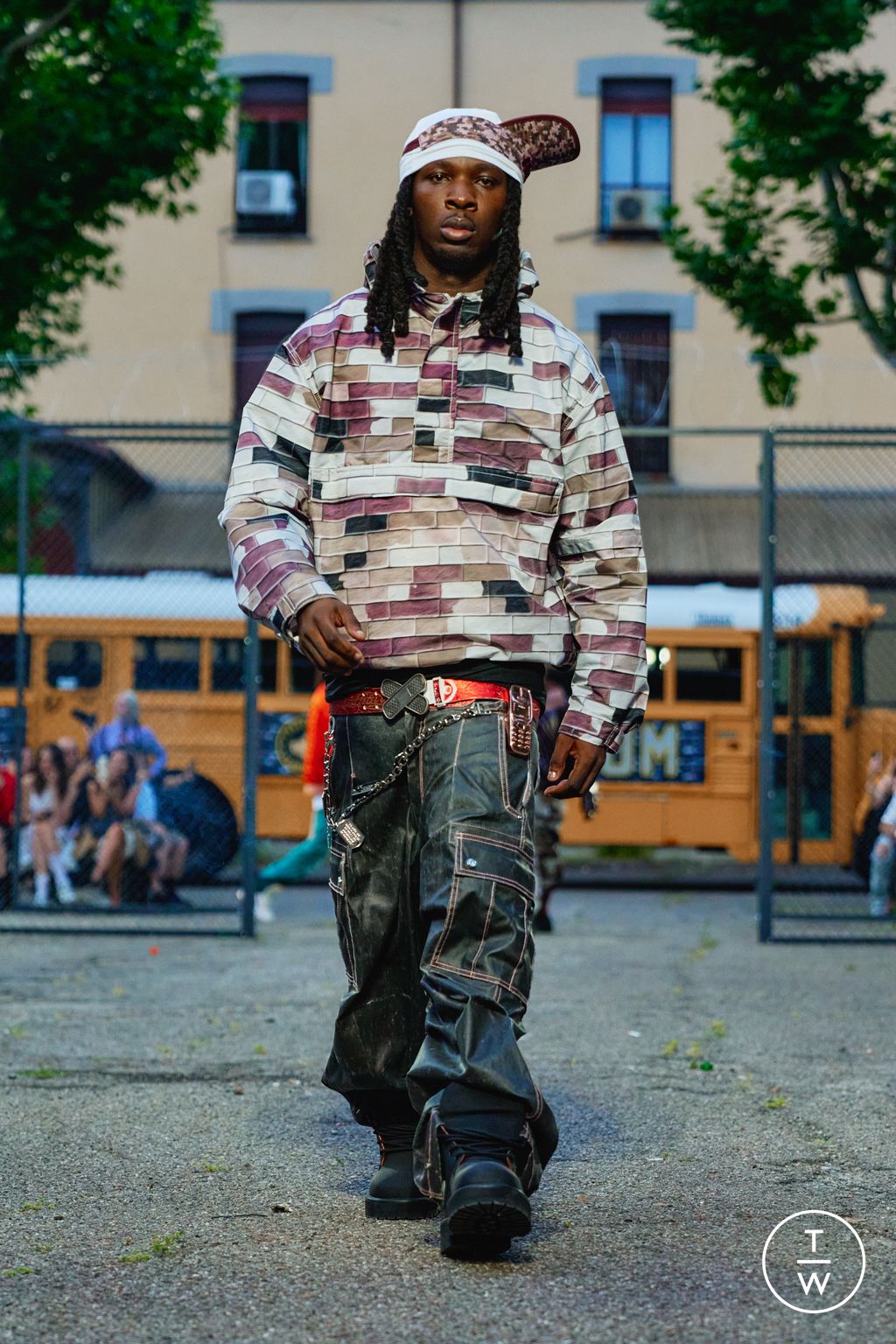 Fashion Week Milan Spring/Summer 2026 look 7 de la collection PDF menswear