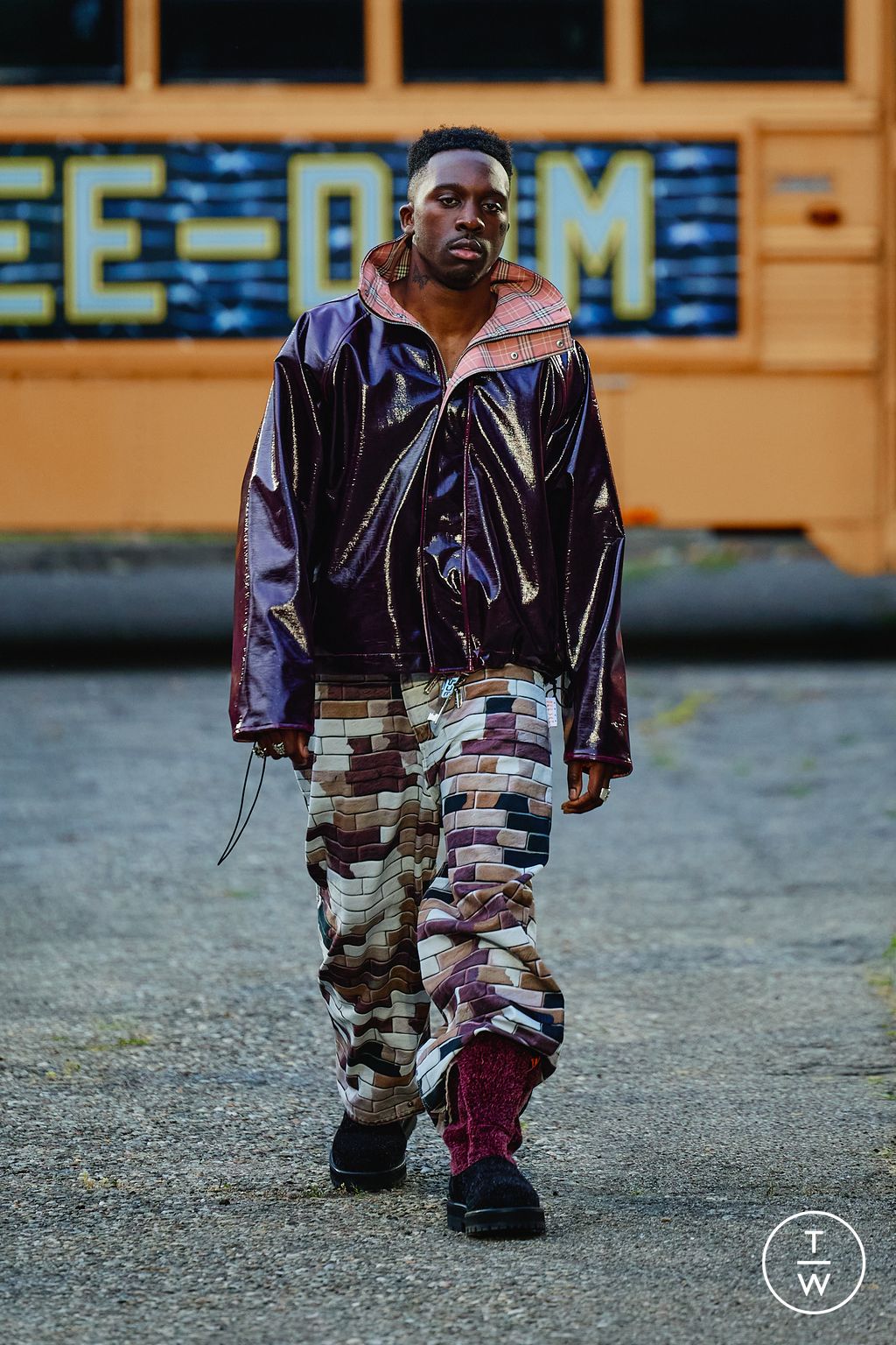 Fashion Week Milan Spring/Summer 2026 look 8 from the PDF collection menswear