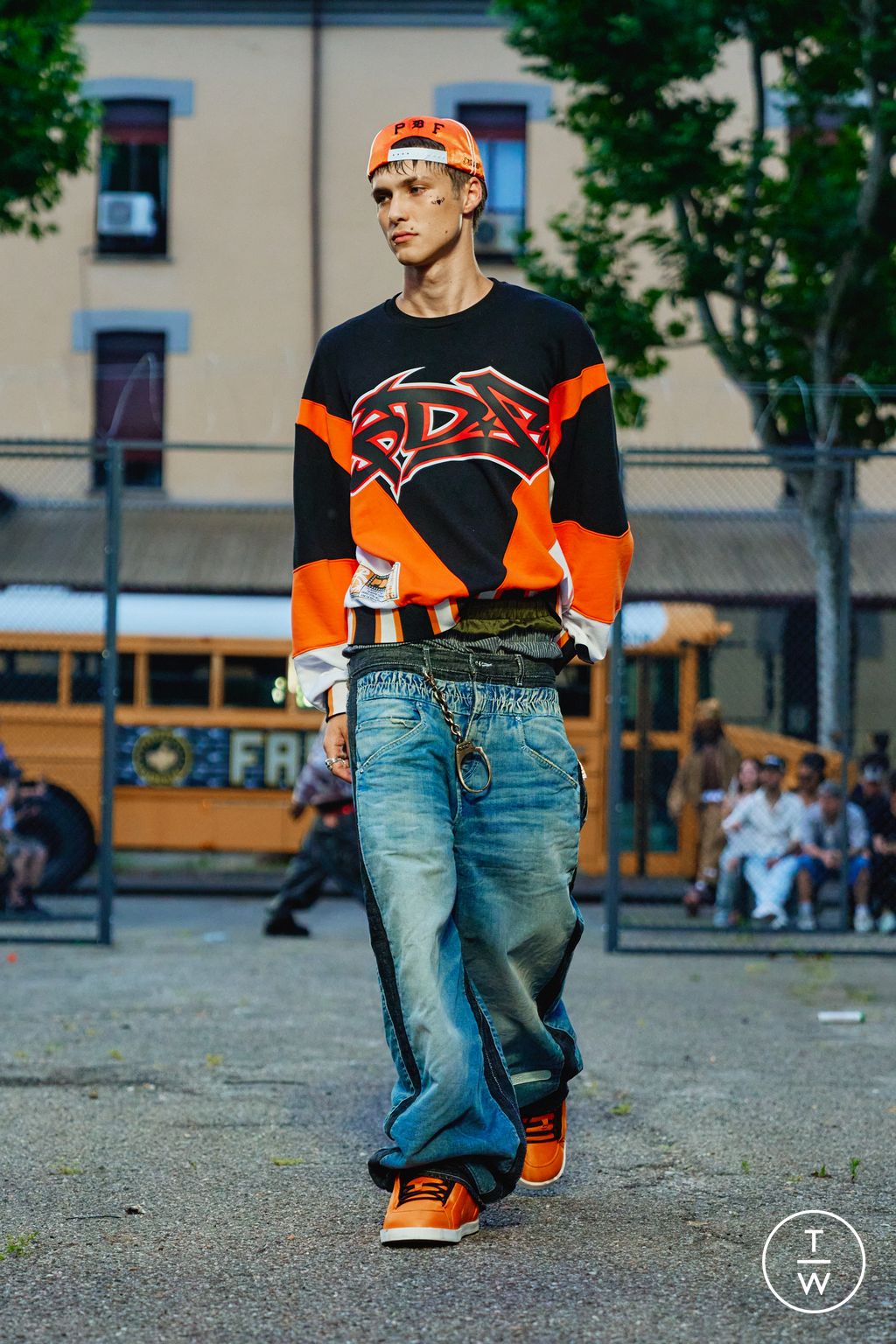 Fashion Week Milan Spring/Summer 2026 look 9 from the PDF collection menswear