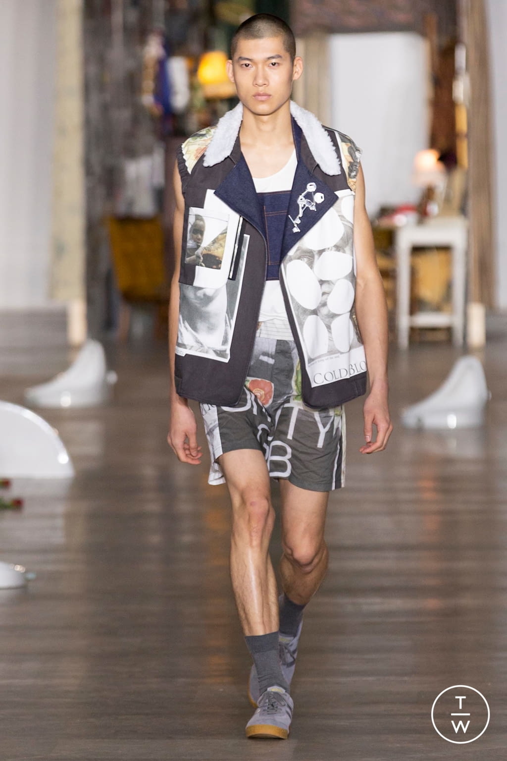 Fashion Week London Fall/Winter 2020 look 5 from the Per Götesson collection 男装