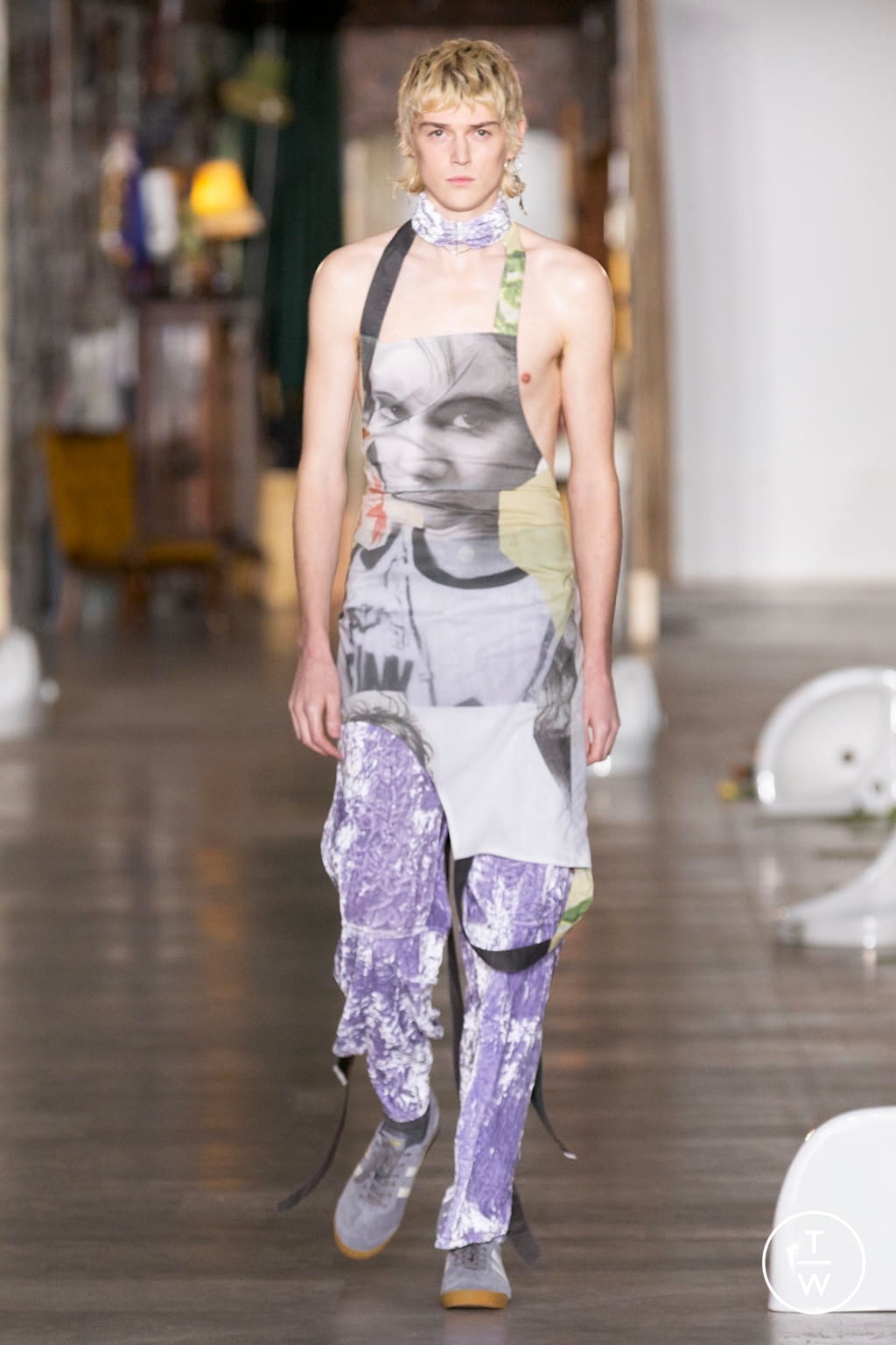 Fashion Week London Fall/Winter 2020 look 8 de la collection Per Götesson menswear