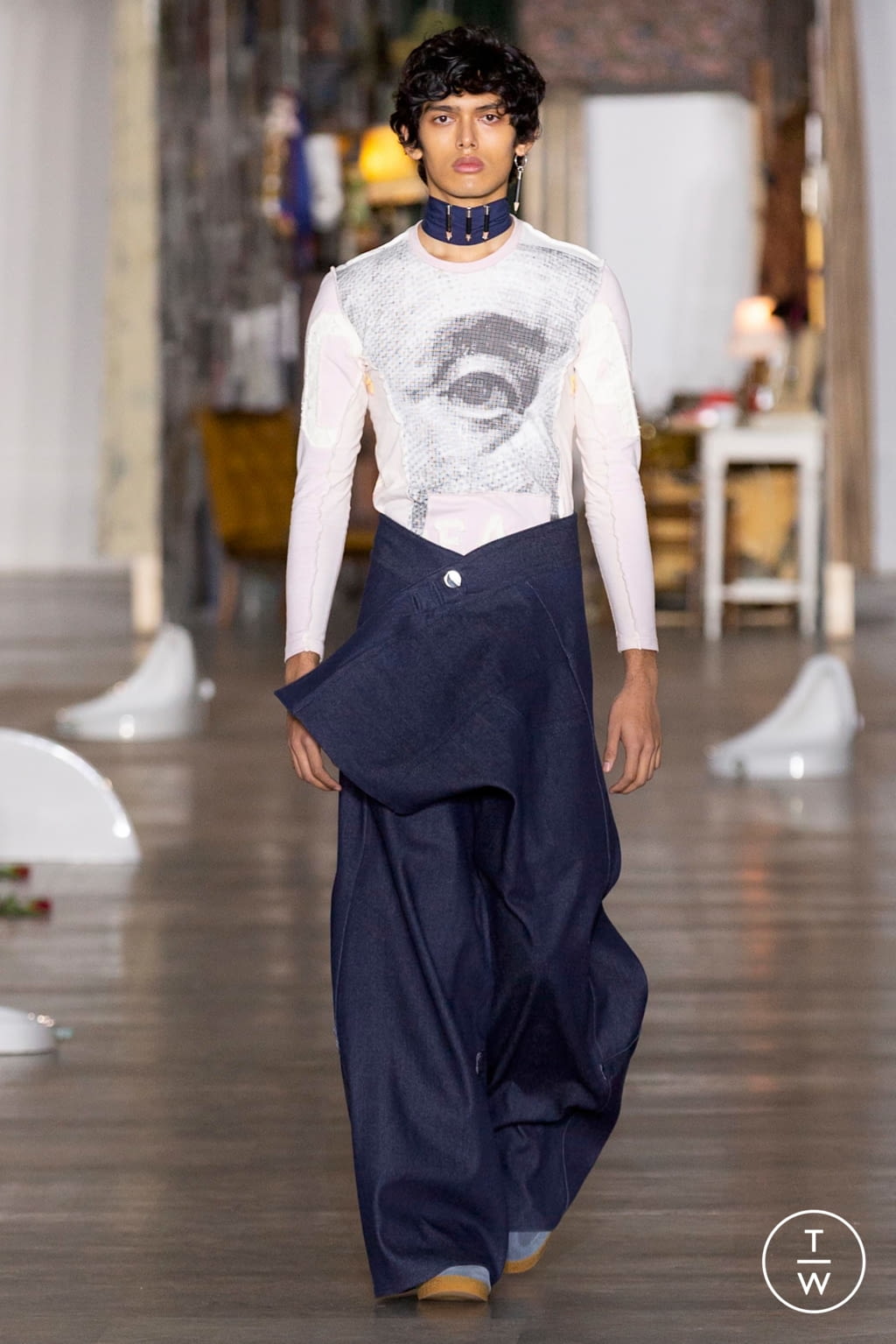 Fashion Week London Fall/Winter 2020 look 9 de la collection Per Götesson menswear
