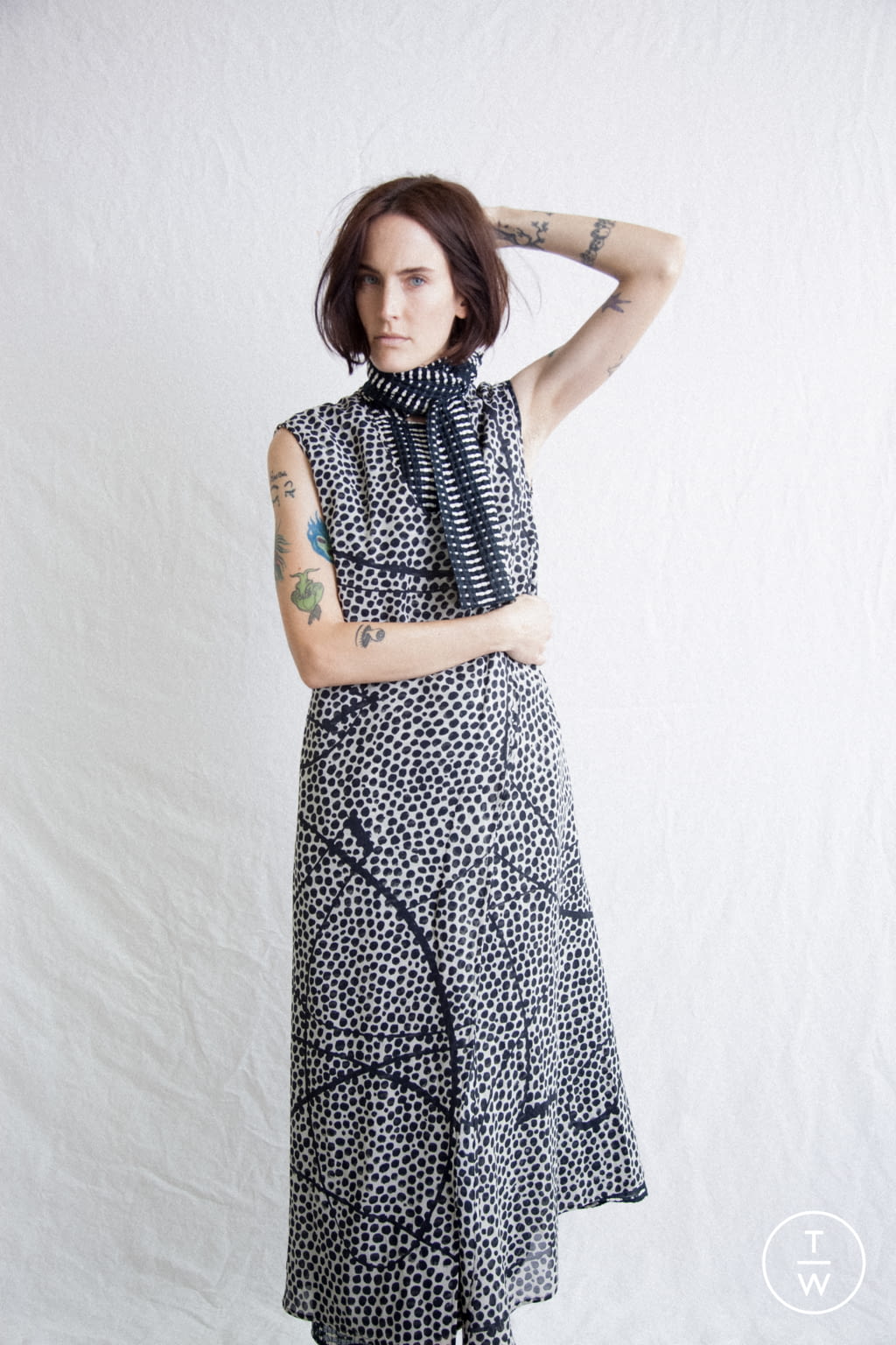 Fashion Week New York Pre-Fall 2017 look 10 de la collection Zero + Maria Cornejo womenswear