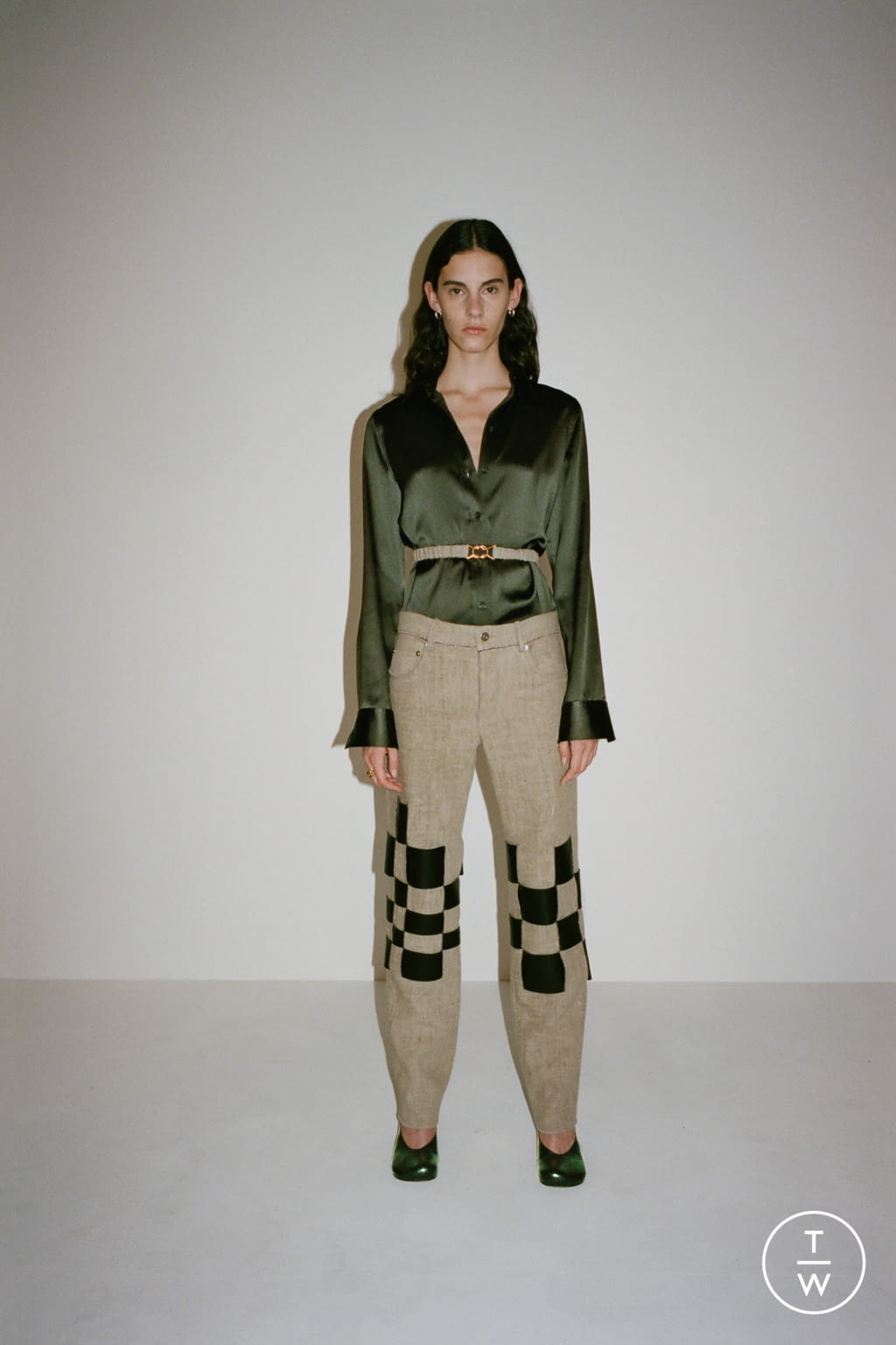 Fashion Week Milan Pre-Fall 2019 look 21 from the Bottega Veneta collection womenswear
