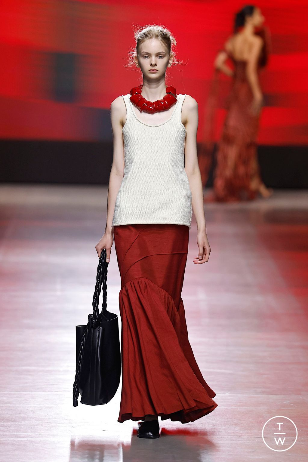 Fashion Week Milan Spring/Summer 2026 look 5 de la collection Phan Dang Hoang womenswear