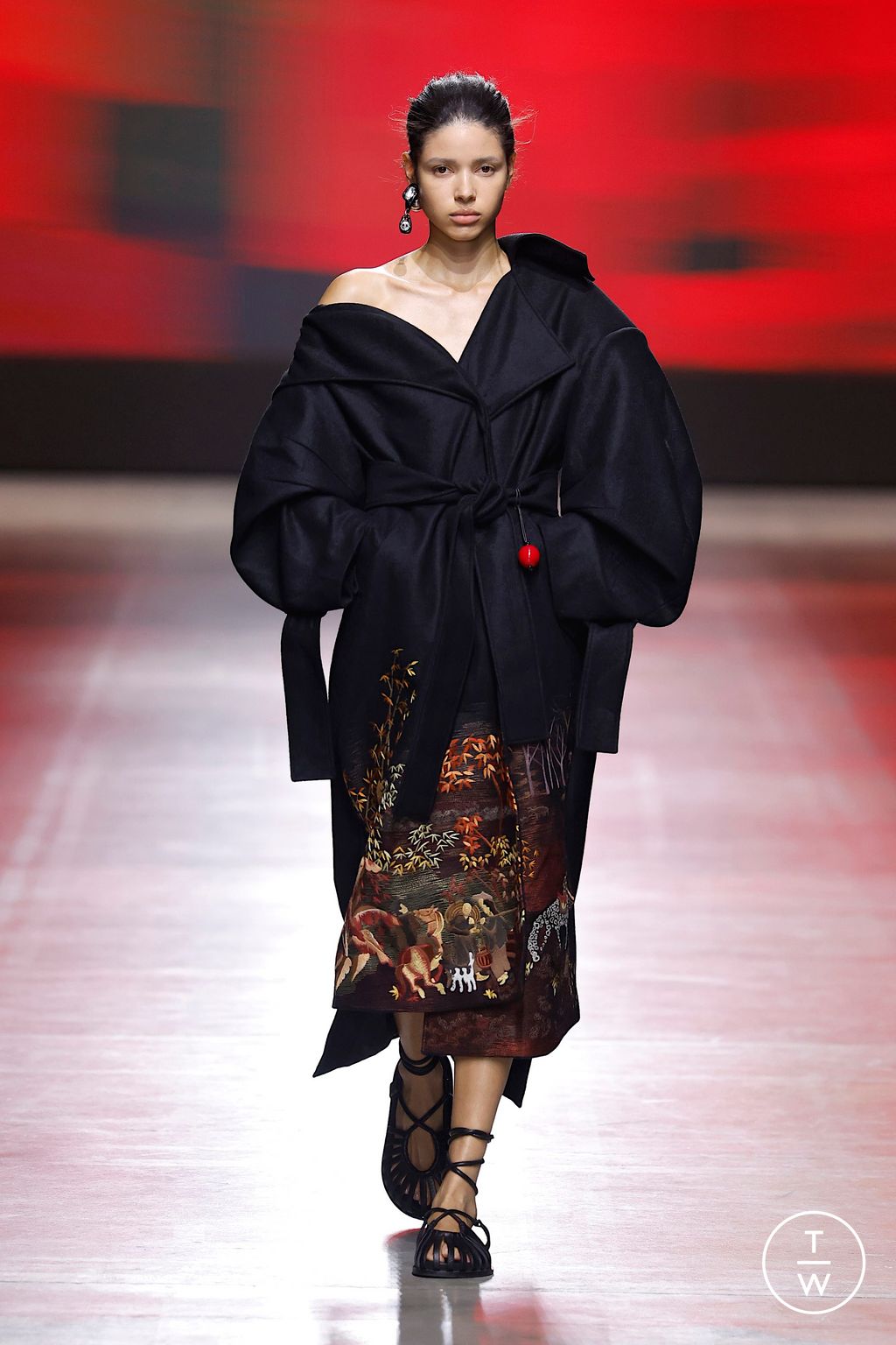 Fashion Week Milan Spring/Summer 2026 look 7 de la collection Phan Dang Hoang womenswear