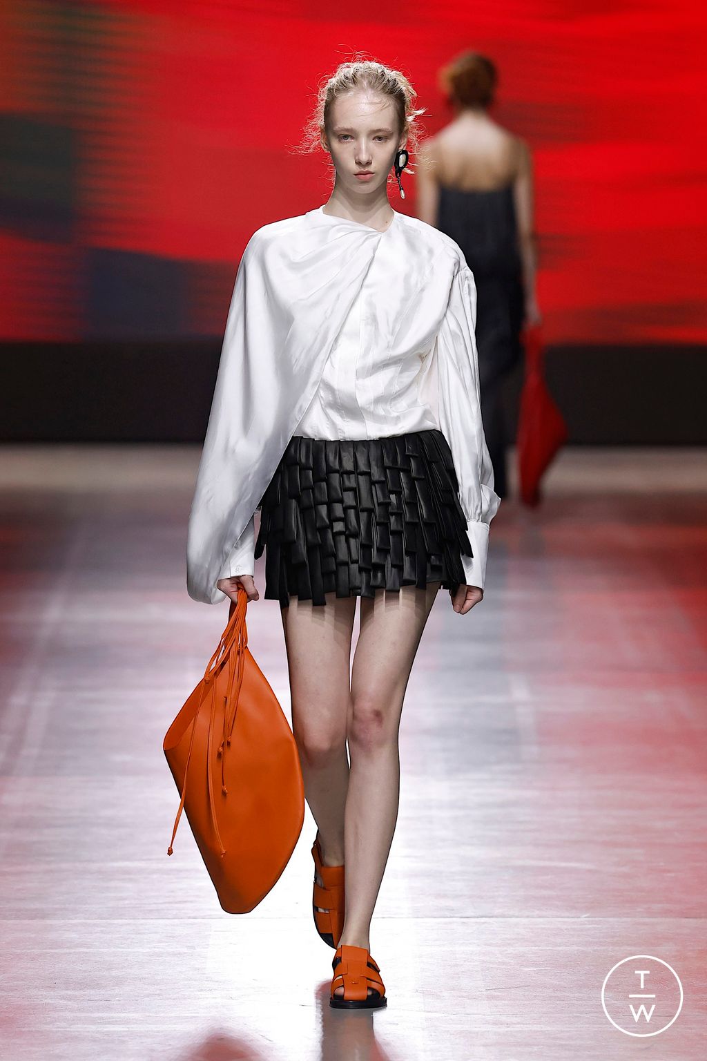 Fashion Week Milan Spring/Summer 2026 look 10 de la collection Phan Dang Hoang womenswear