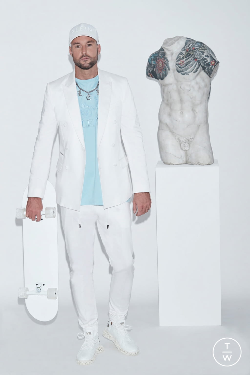 Fashion Week Milan Spring/Summer 2021 look 6 from the Philipp Plein collection menswear