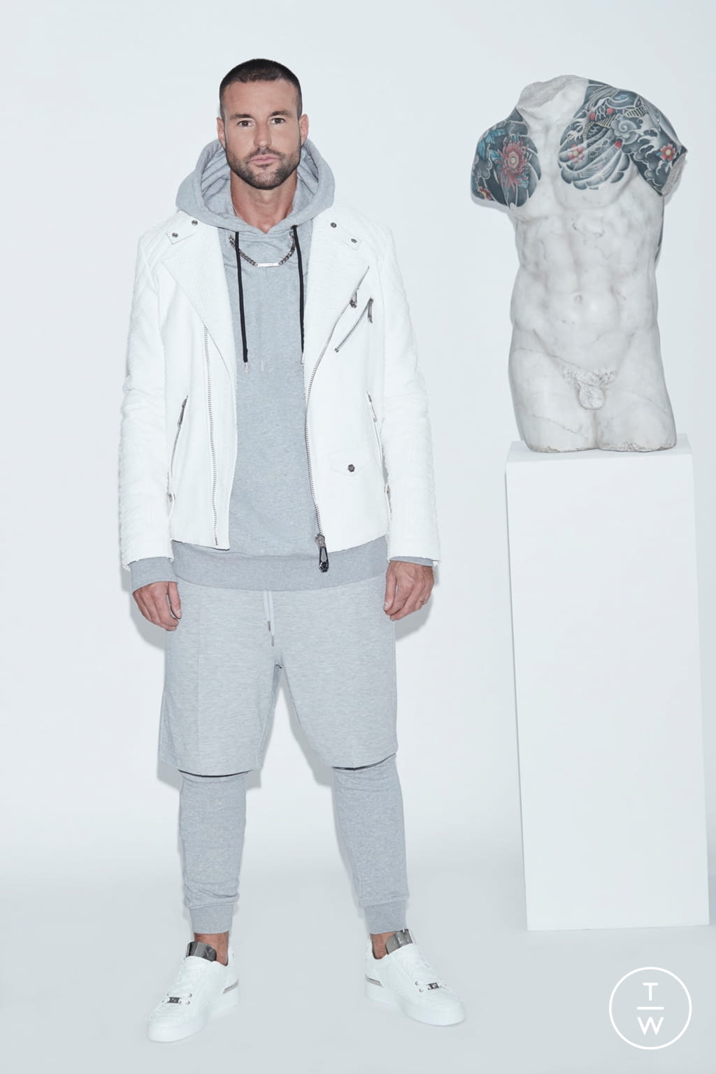 Fashion Week Milan Spring/Summer 2021 look 11 from the Philipp Plein collection menswear