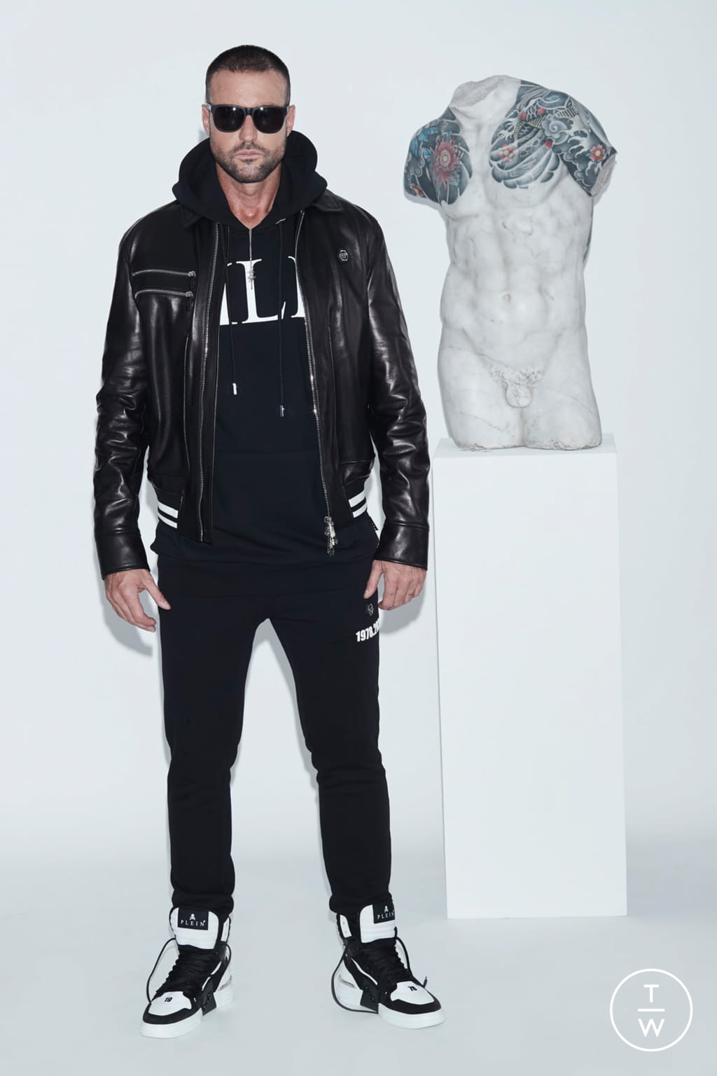 Fashion Week Milan Spring/Summer 2021 look 15 from the Philipp Plein collection menswear
