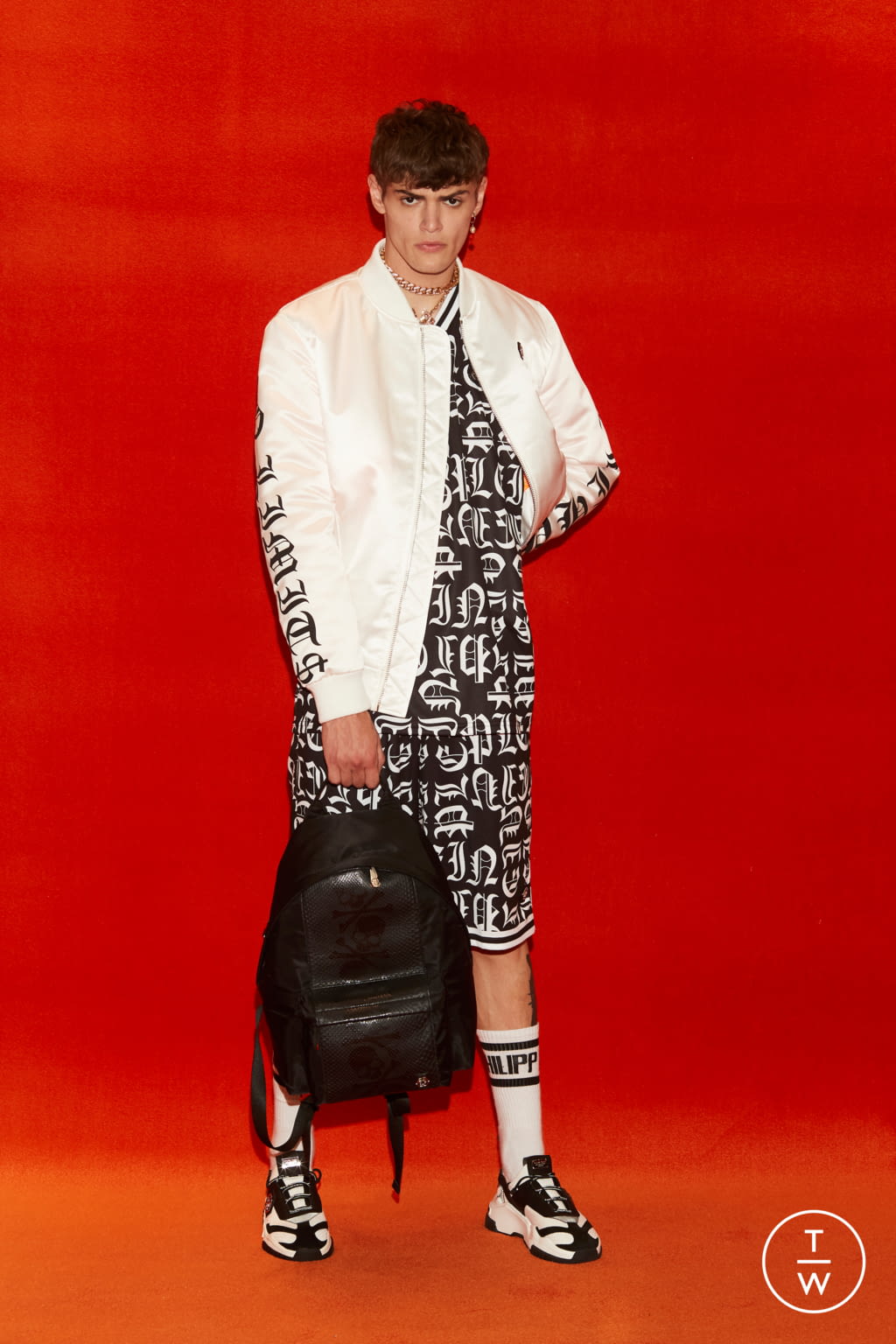 Fashion Week Milan Spring/Summer 2022 look 29 from the Philipp Plein collection menswear