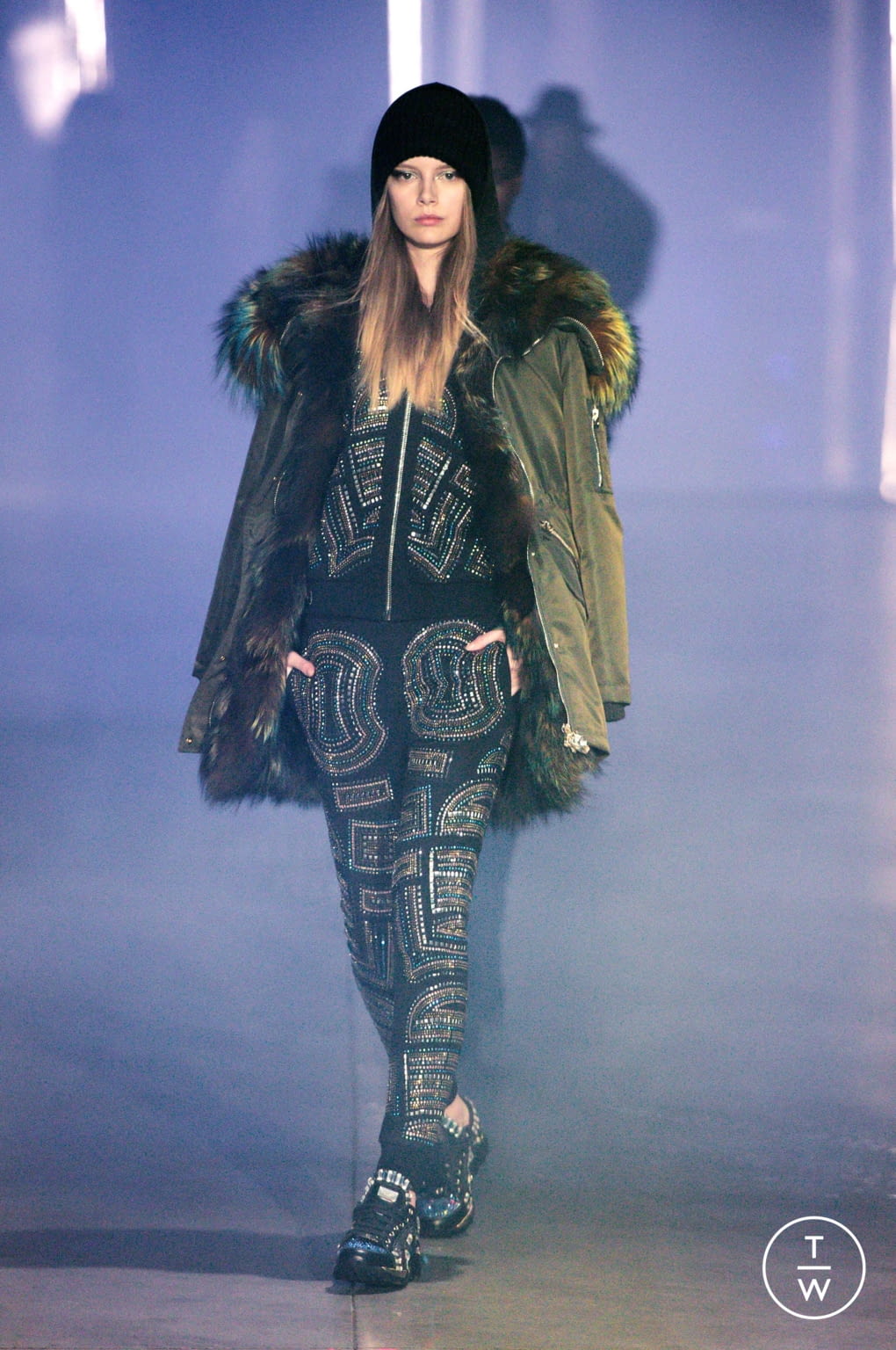 Fashion Week Milan Fall/Winter 2016 look 10 from the Philipp Plein collection 女装