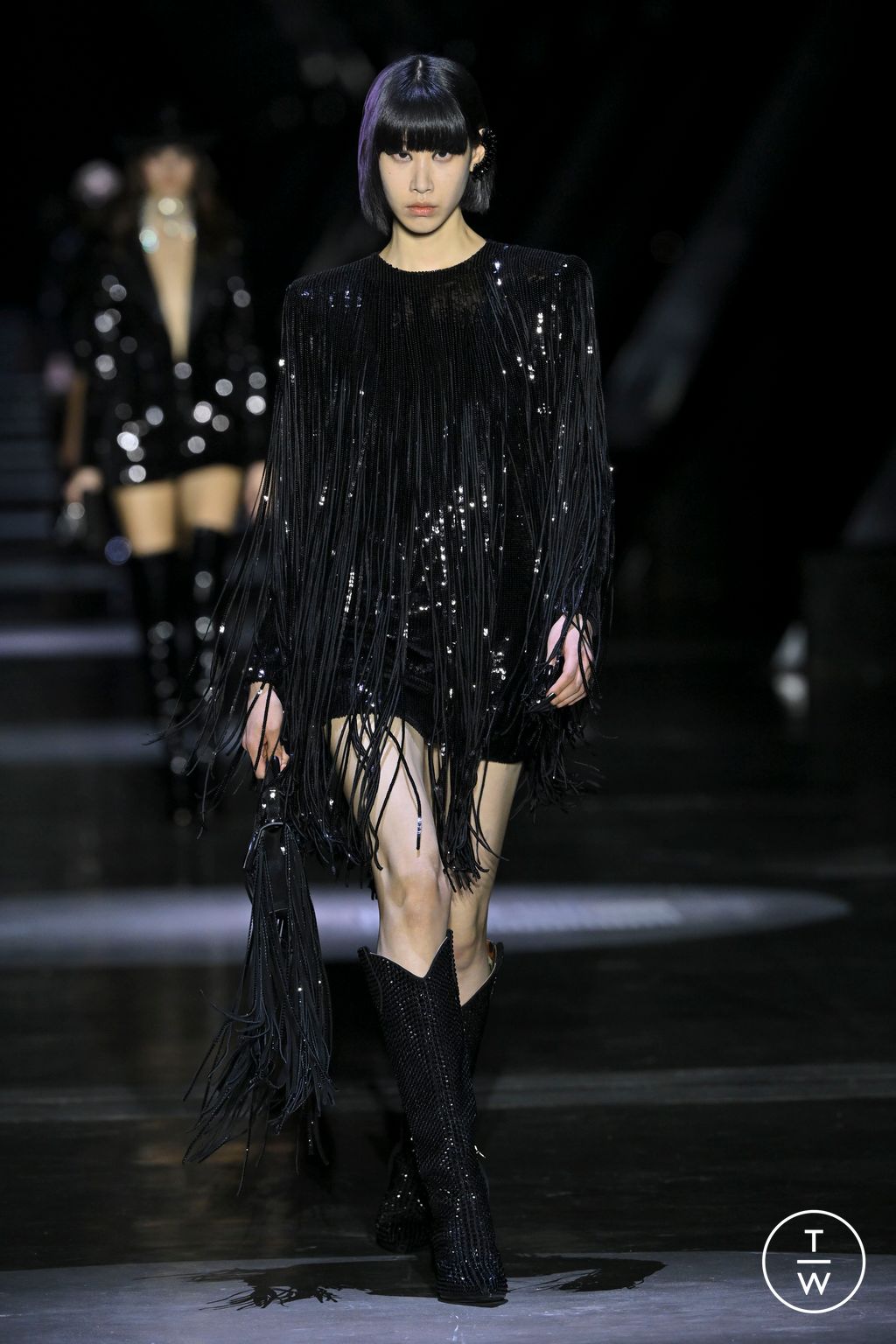 Fashion Week Milan Fall/Winter 2023 look 20 from the Philipp Plein collection womenswear