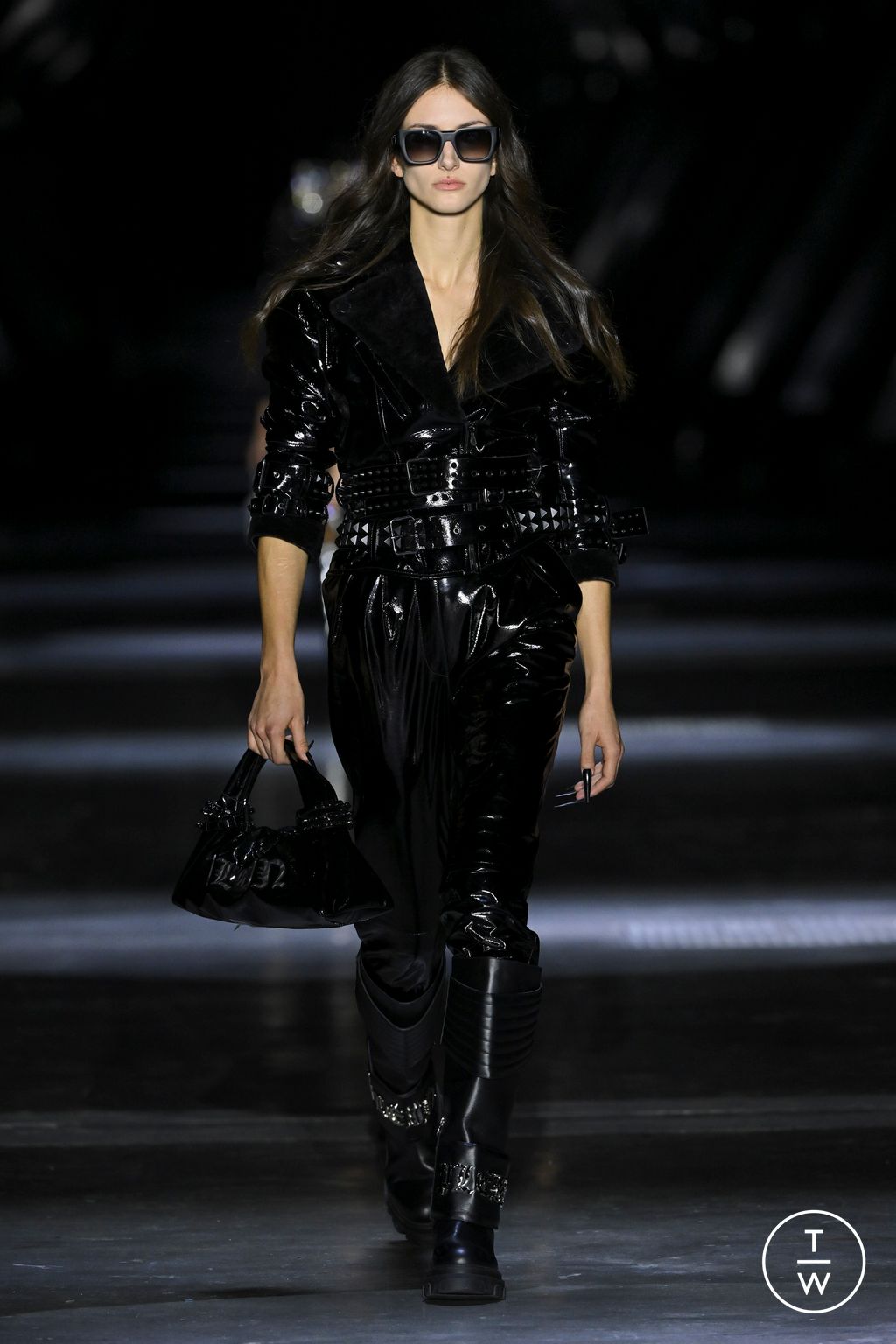 Fashion Week Milan Fall/Winter 2023 look 22 from the Philipp Plein collection womenswear